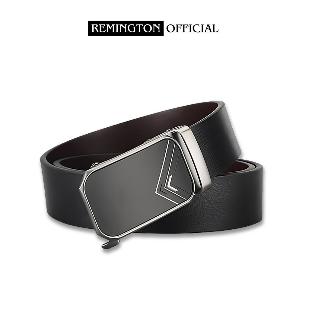 Thắt lưng nam da bò thật Remington Emery khóa tự động cao cấp fullbox, thiết kế tinh tế, bảo hành 12 tháng