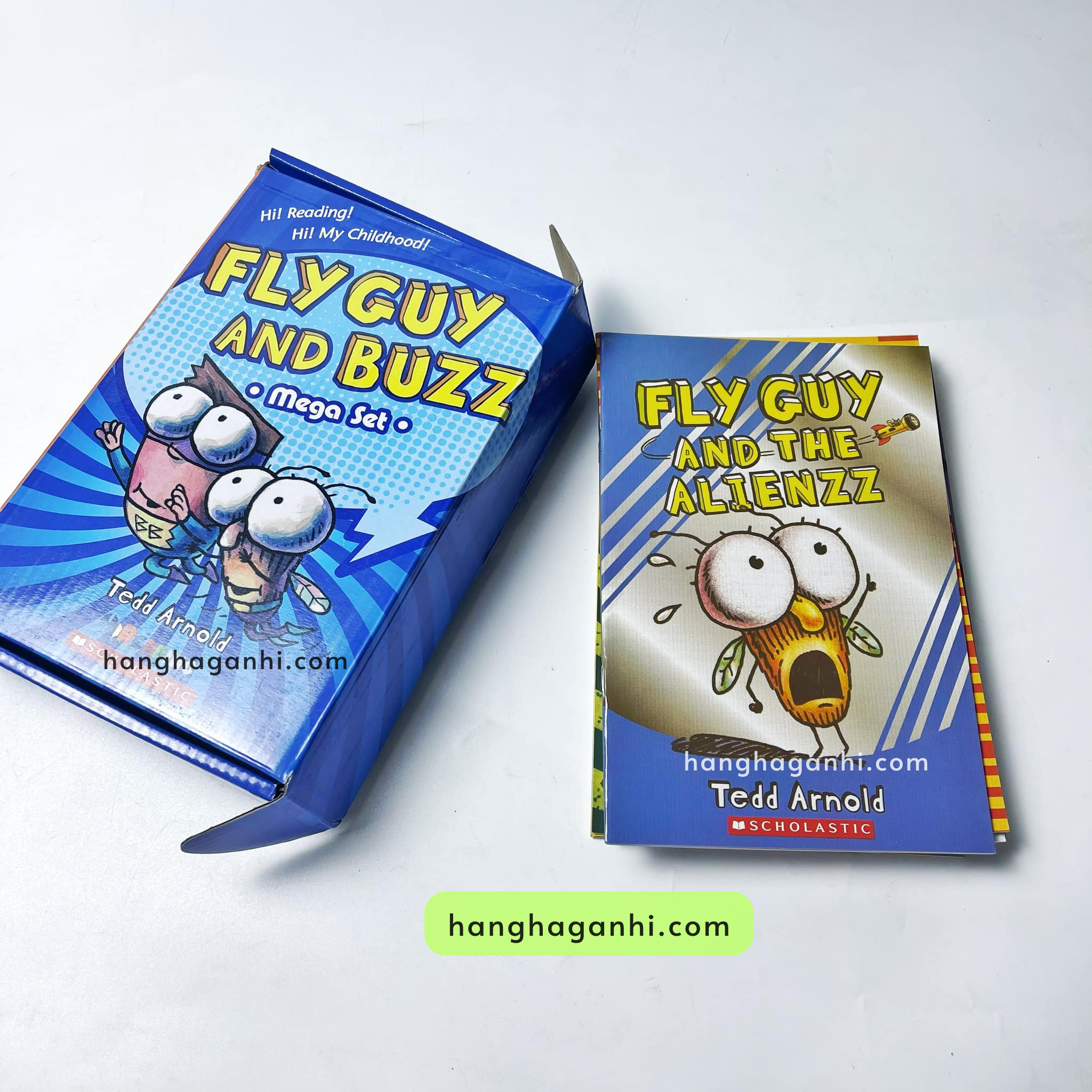 Fly Guy, bộ 21+1 cuốn, truyện tiếng Anh nhập khẩu nguyên seal, nguyên box, kèm file nghe_thumbnail_0