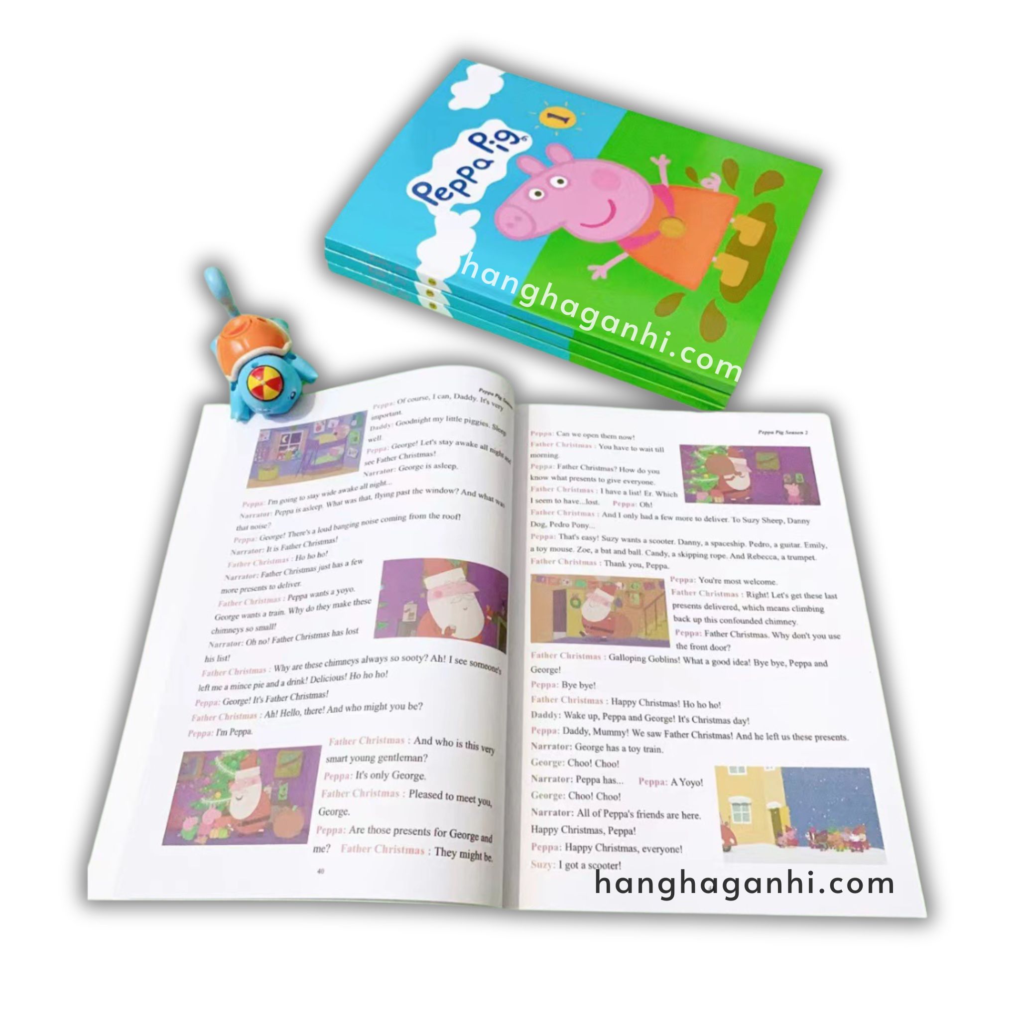 Peppa Pig Season 1, Cuốn 1,2,3,4 kèm audio và video [Sách Nhập Khẩu]_thumbnail_5