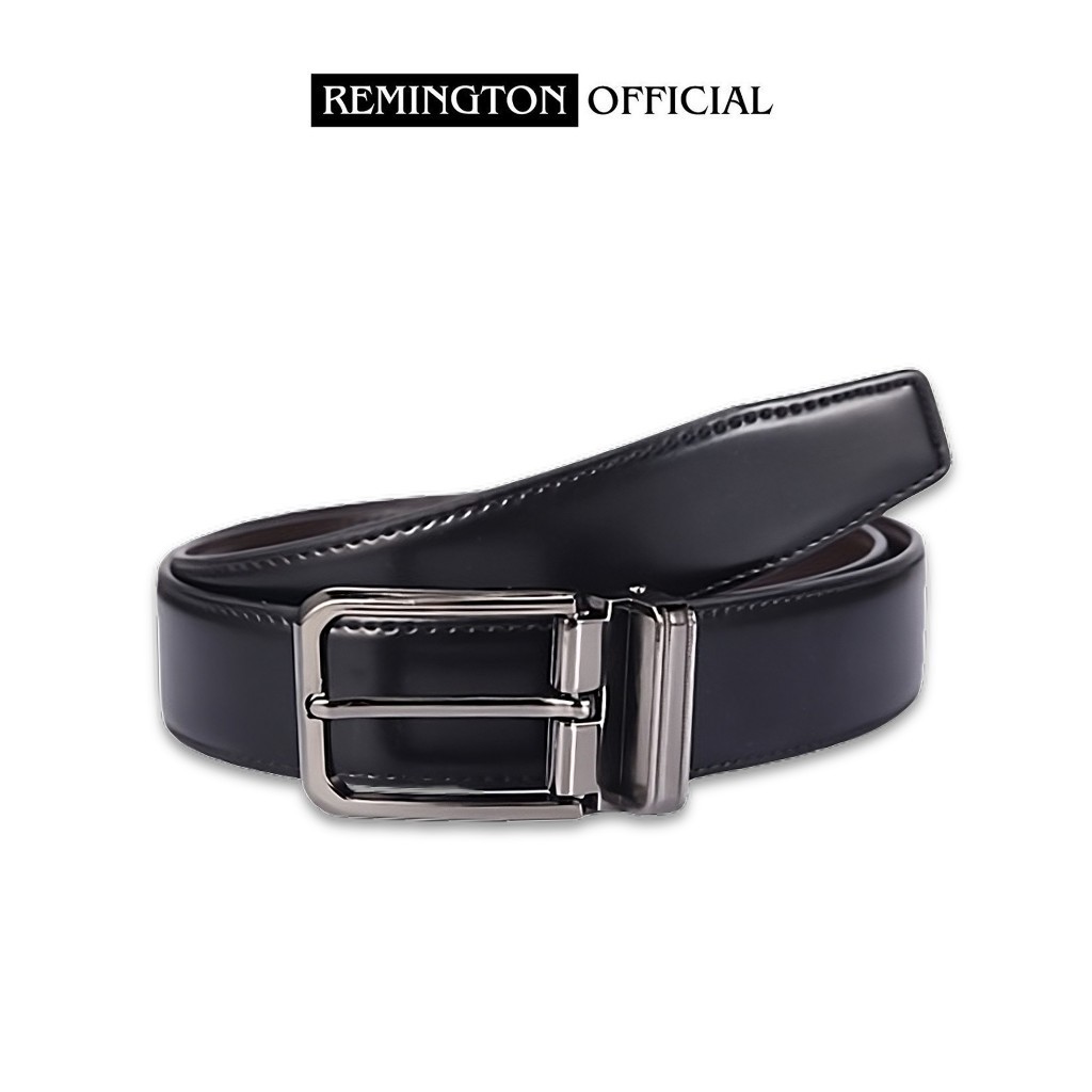 Dây lưng nam cao cấp da bò thật Remington Linus fullbox, thiết kế tối giản và tinh tế, bảo hành 12 tháng