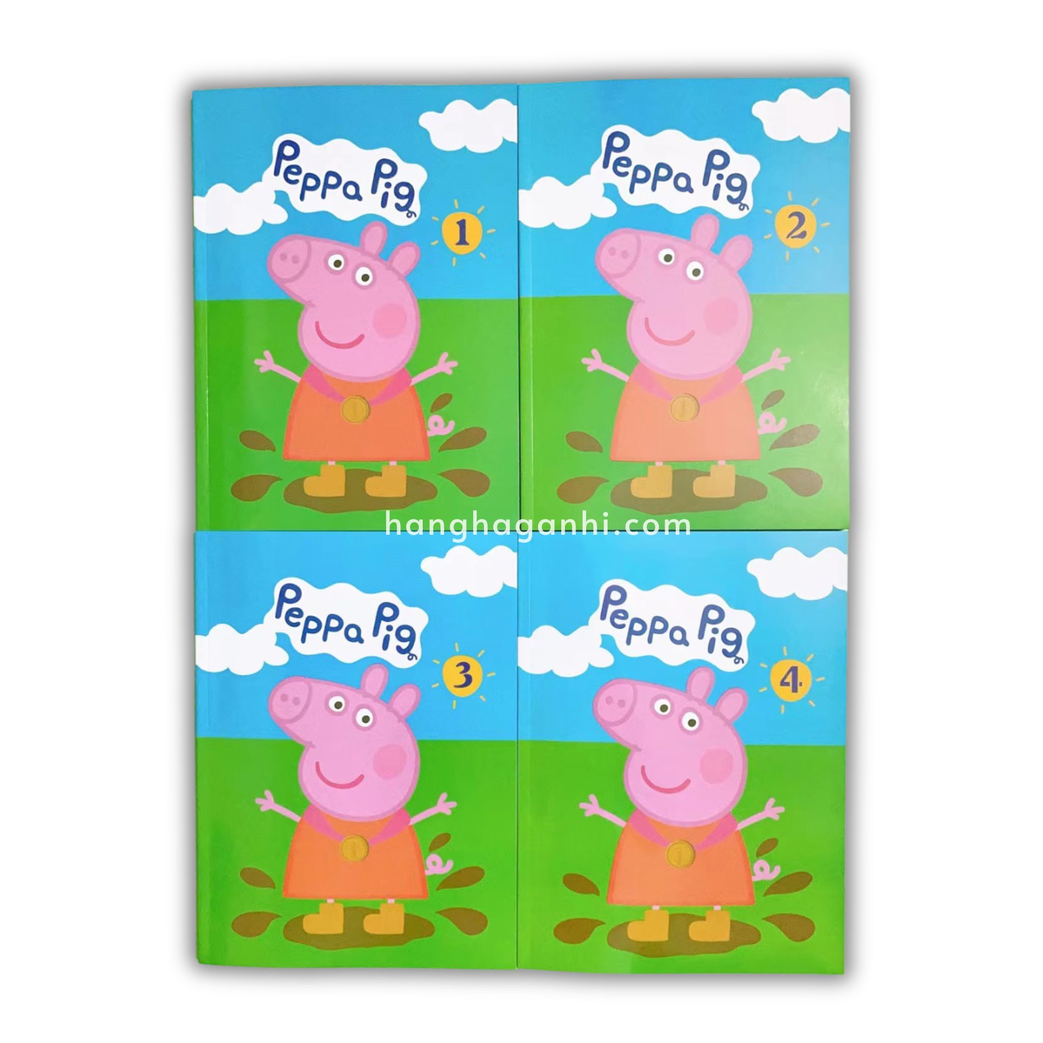 Peppa Pig Season 1, Cuốn 1,2,3,4 kèm audio và video [Sách Nhập Khẩu]_thumbnail_4