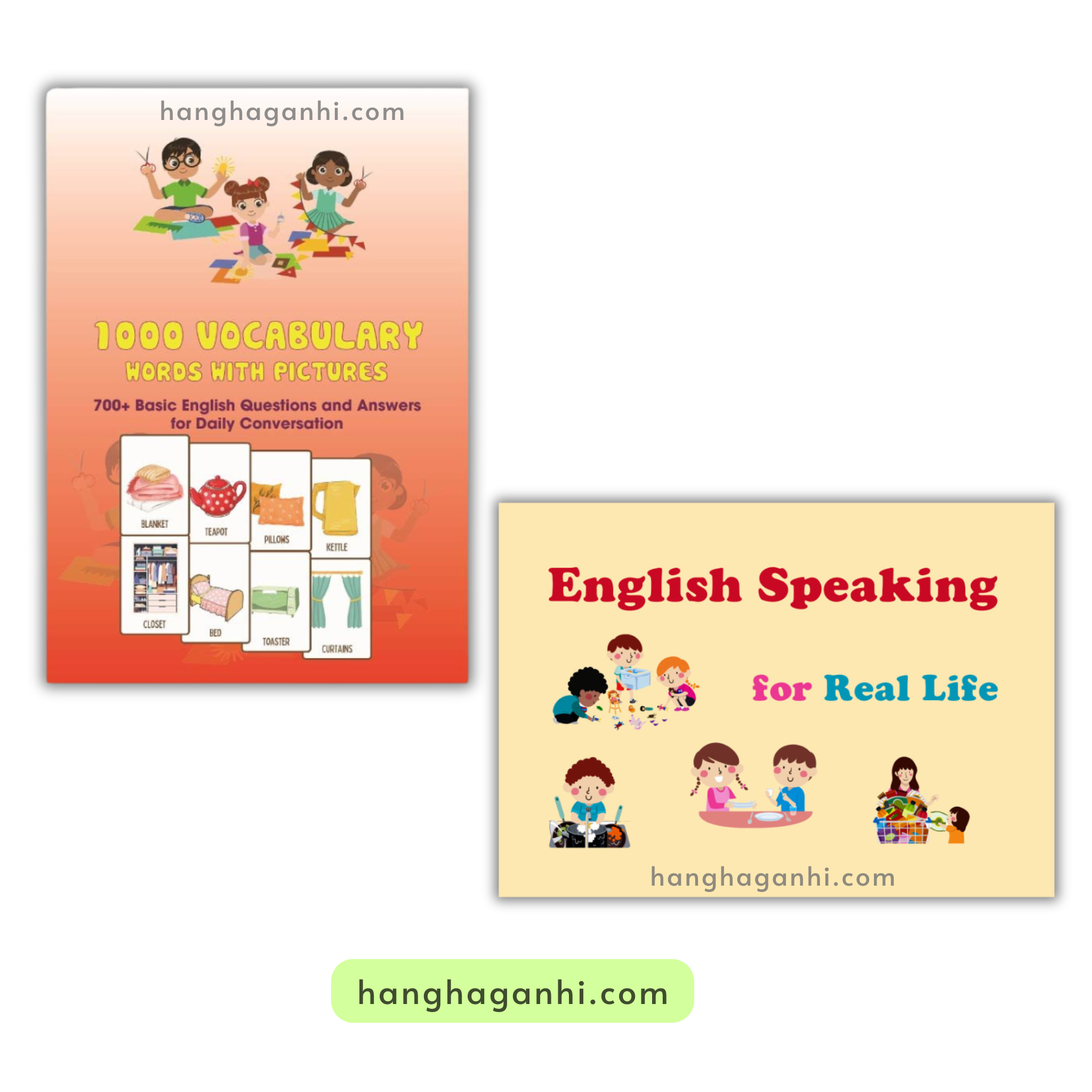 Combo 2 cuốn sách giao tiếp, từ vựng giao tiếp Tiếng Anh mẹ học cùng con chủ đề đời sống hàng ngày_thumbnail_0