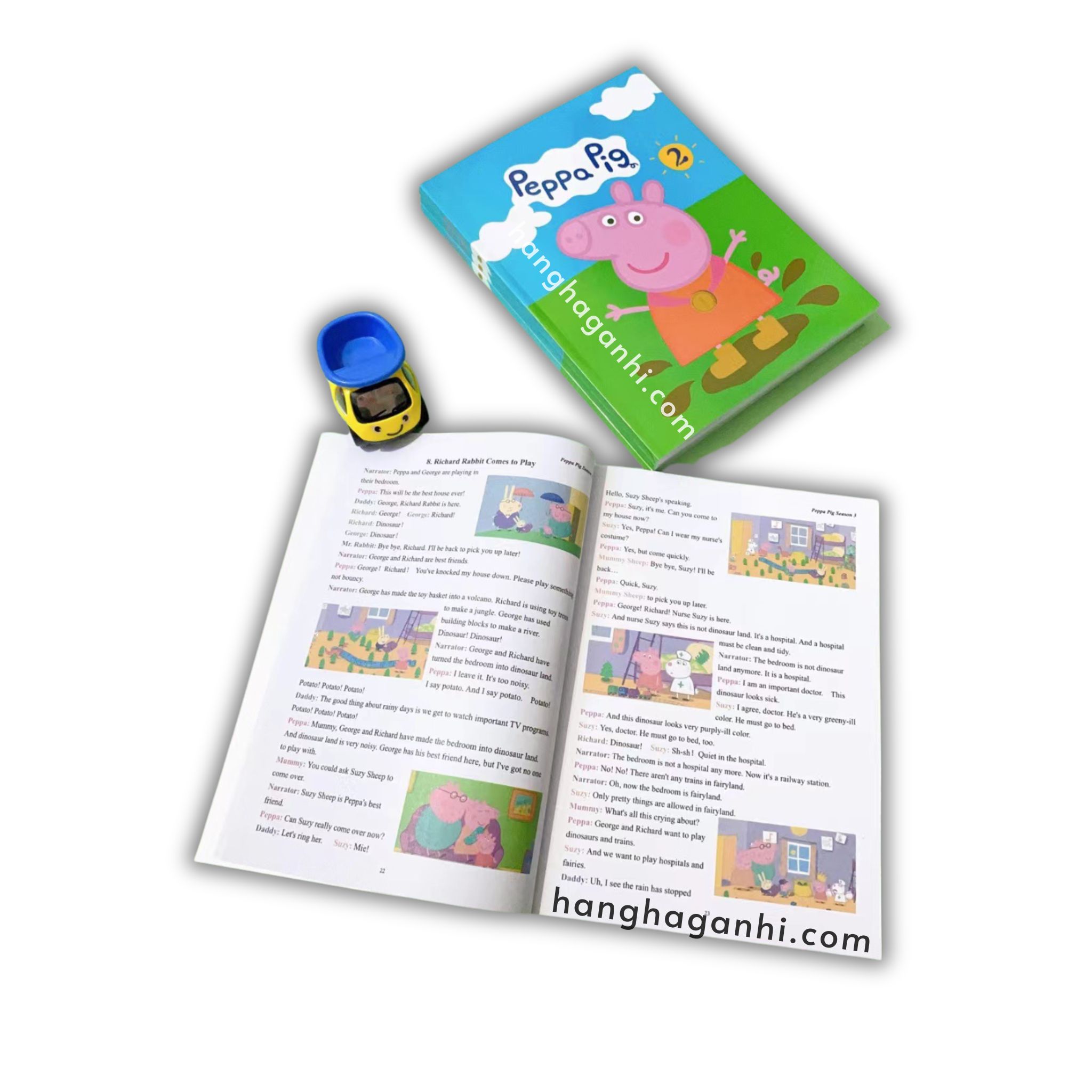 Peppa Pig Season 1, Cuốn 1,2,3,4 kèm audio và video [Sách Nhập Khẩu]_thumbnail_2