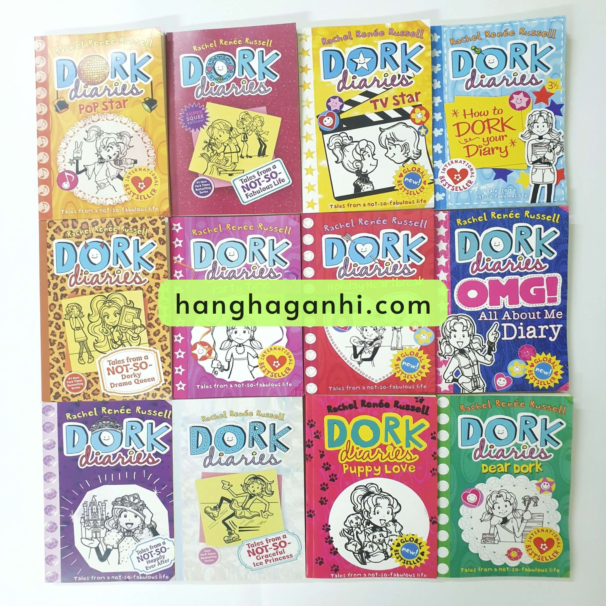 Trọn Bộ 12 cuốn truyện Dork Diaries –  Truyện tiếng Anh hay cho bé gái._thumbnail_0