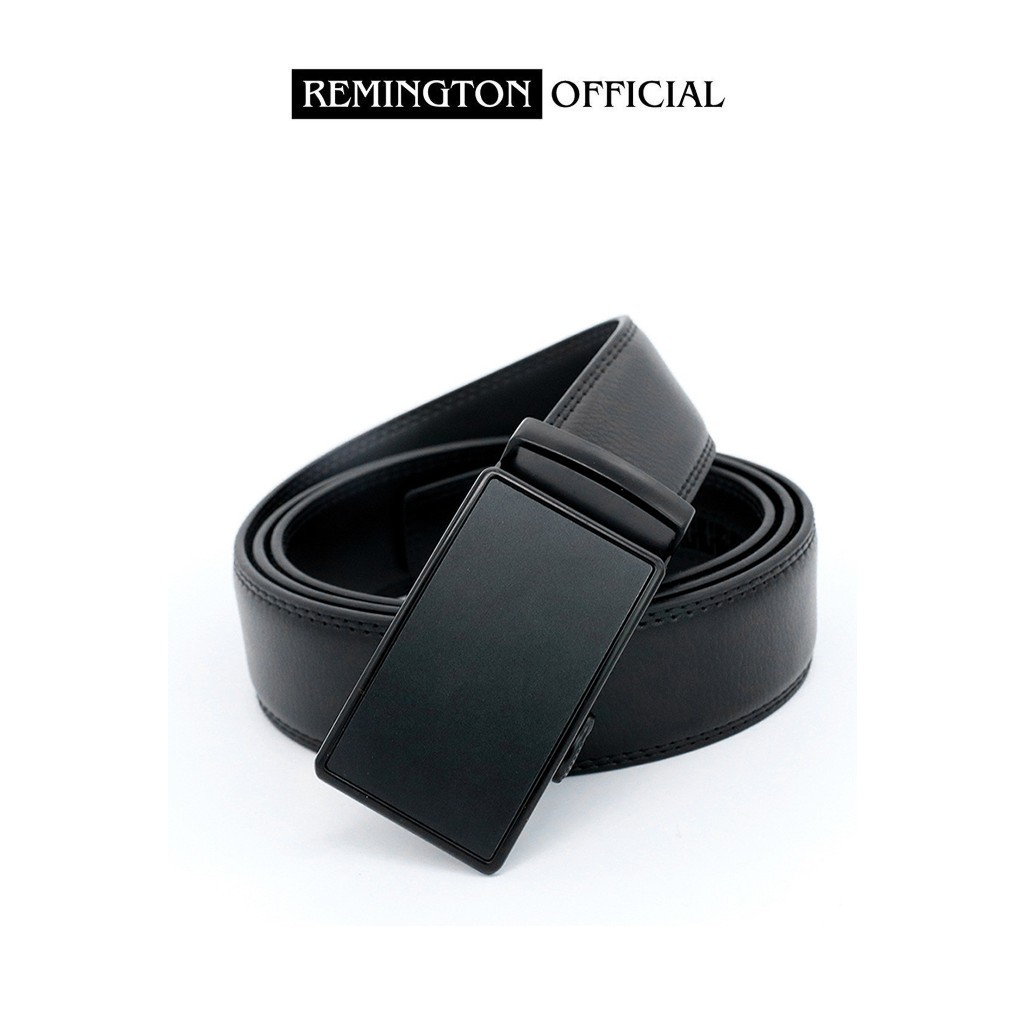 Thắt lưng nam da bò thật Remington Edward khóa tự động cao cấp fullbox, thiết kế basic, bảo hành 12 tháng