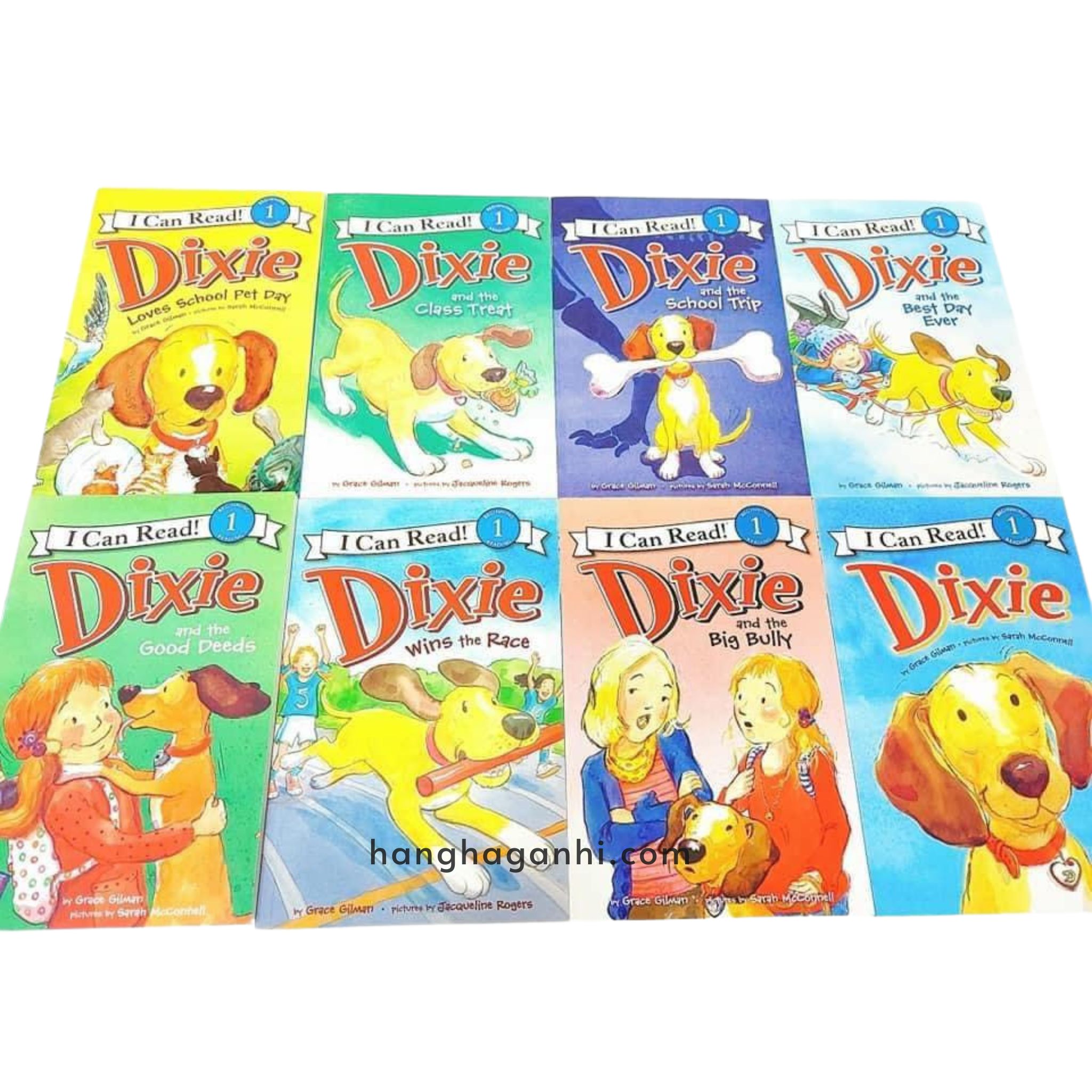 [Sách Nhập Khẩu] I Can Read Dixie – Trọn Bộ 8 Cuốn (Kèm Audio)