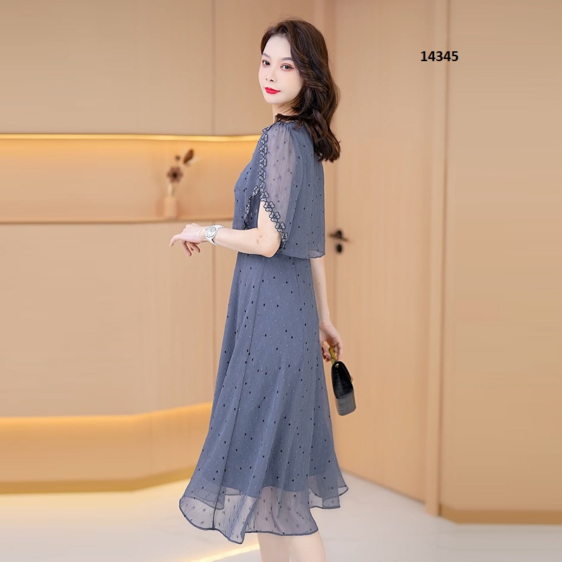 14345-Đầm xòe kiểu giả rời phối viền ren hoa (voan bi+ lót) _thumbnail_0