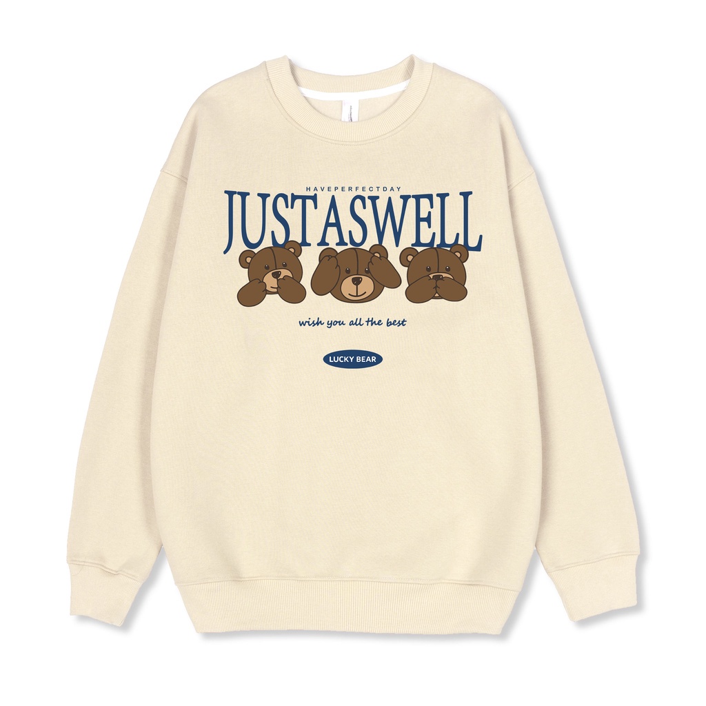 Áo sweater nam form rộng ST045 Miucho vải chân cua in graphic_thumbnail_0