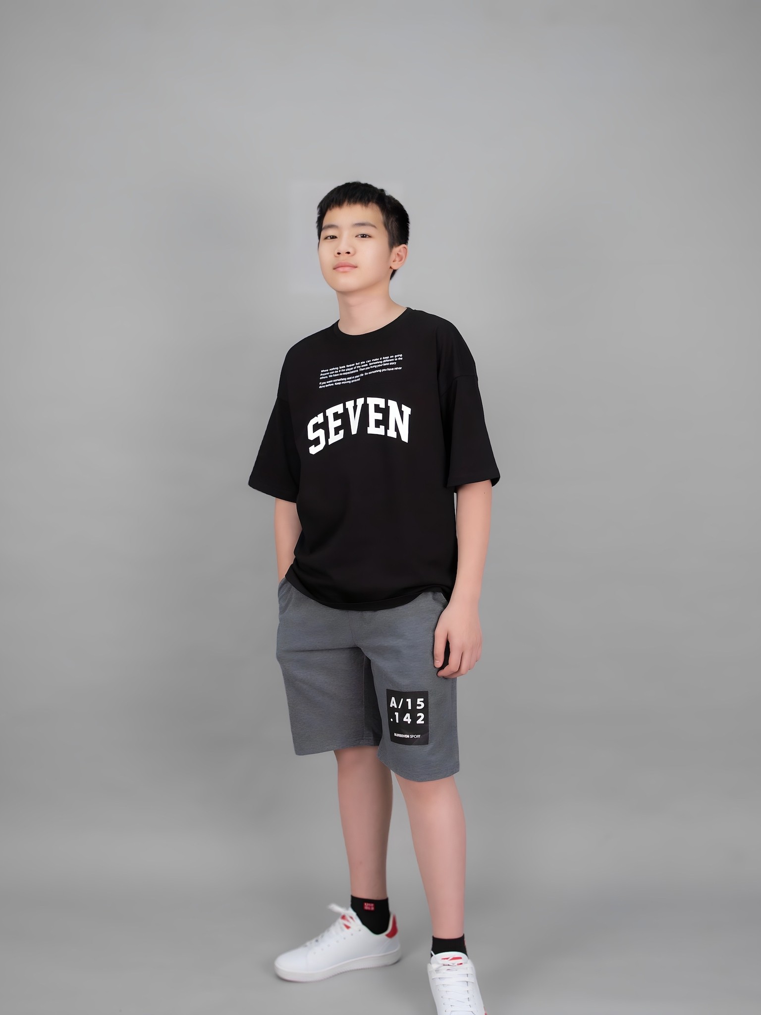 Quần short màu xám A/15.142_thumbnail_3