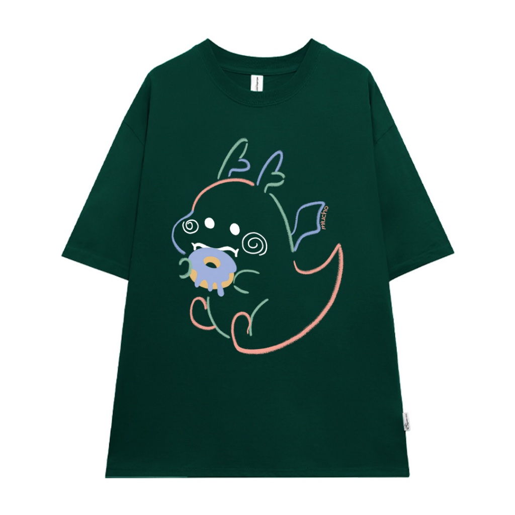 Áo thun unisex local brand form rộng ATD742 Miucho cotton cổ tròn in artwork_thumbnail_13