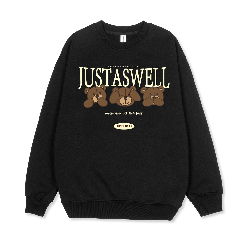 Áo sweater nam form rộng ST045 Miucho vải chân cua in graphic_thumbnail_9