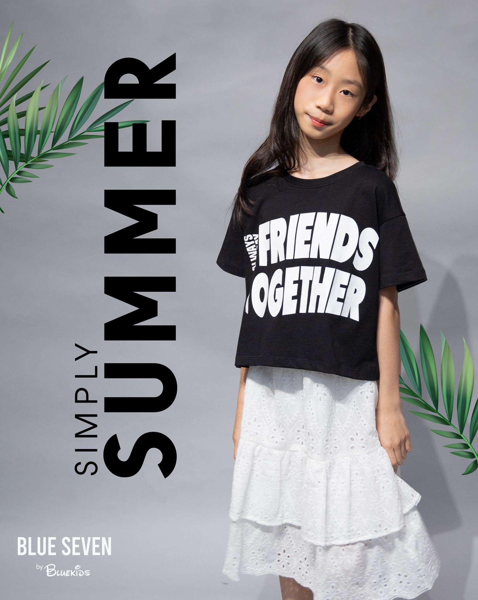 Chân váy hè zen trắng 3 tầng