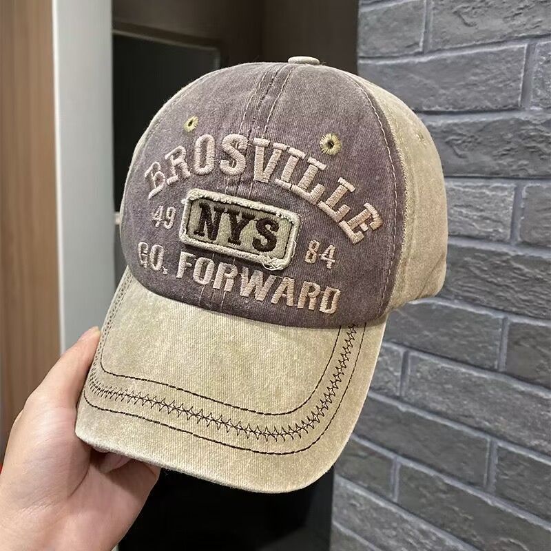 Mũ lưỡi trai vintage BROSVILLE NYS phong cách bụi HZ8702_thumbnail_8
