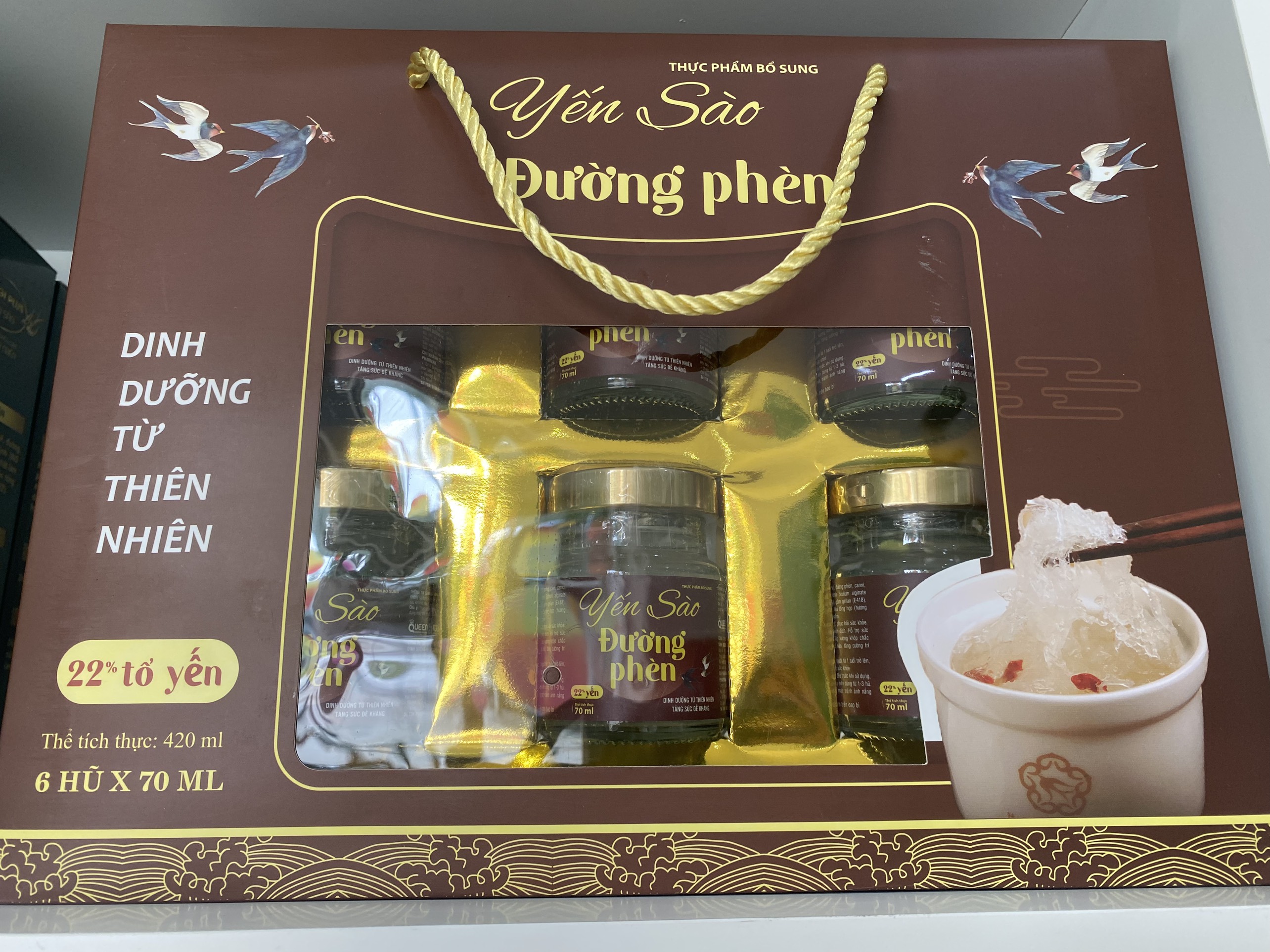 YẾN XÀO ĐƯỜNG PHÈN (Yến xào đường phèn 22%)✳️15