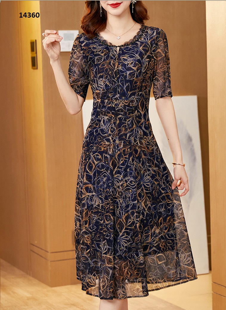 14360-Đầm voan xòe cao cấp cổ cách điệu_thumbnail_4