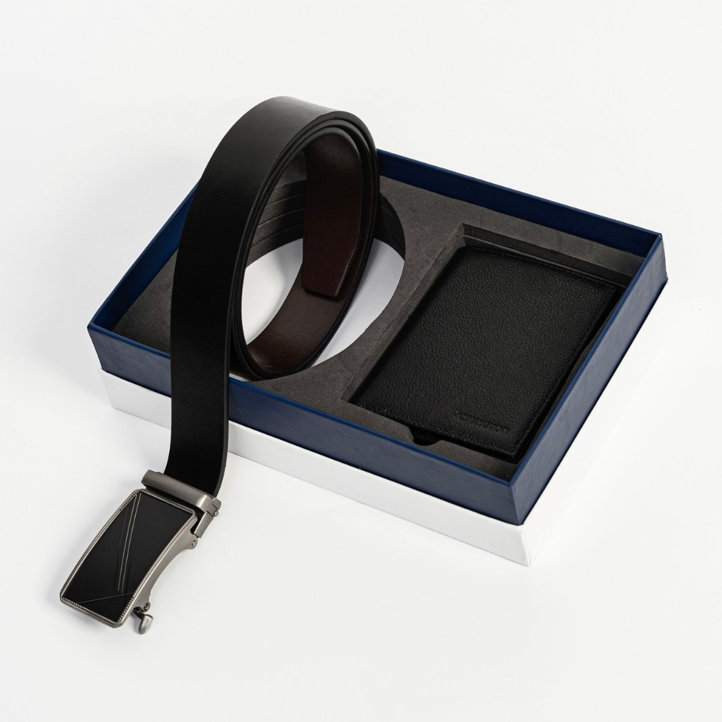 Set ví thắt lưng nam fullbox chính hãng Remington Harmony in free 3 ảnh và tặng kèm hộp, túi giấy làm quà tặng ny, bố_thumbnail_3