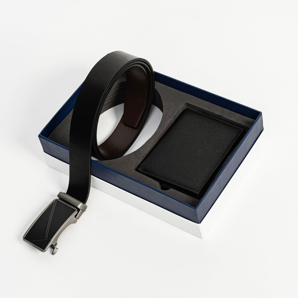 combo ví thắt lưng nam fullbox chính hãng Remington Mark in free 3 ảnh và tặng kèm hộp, túi giấy làm quà tặng ny hoặc bố_thumbnail_1