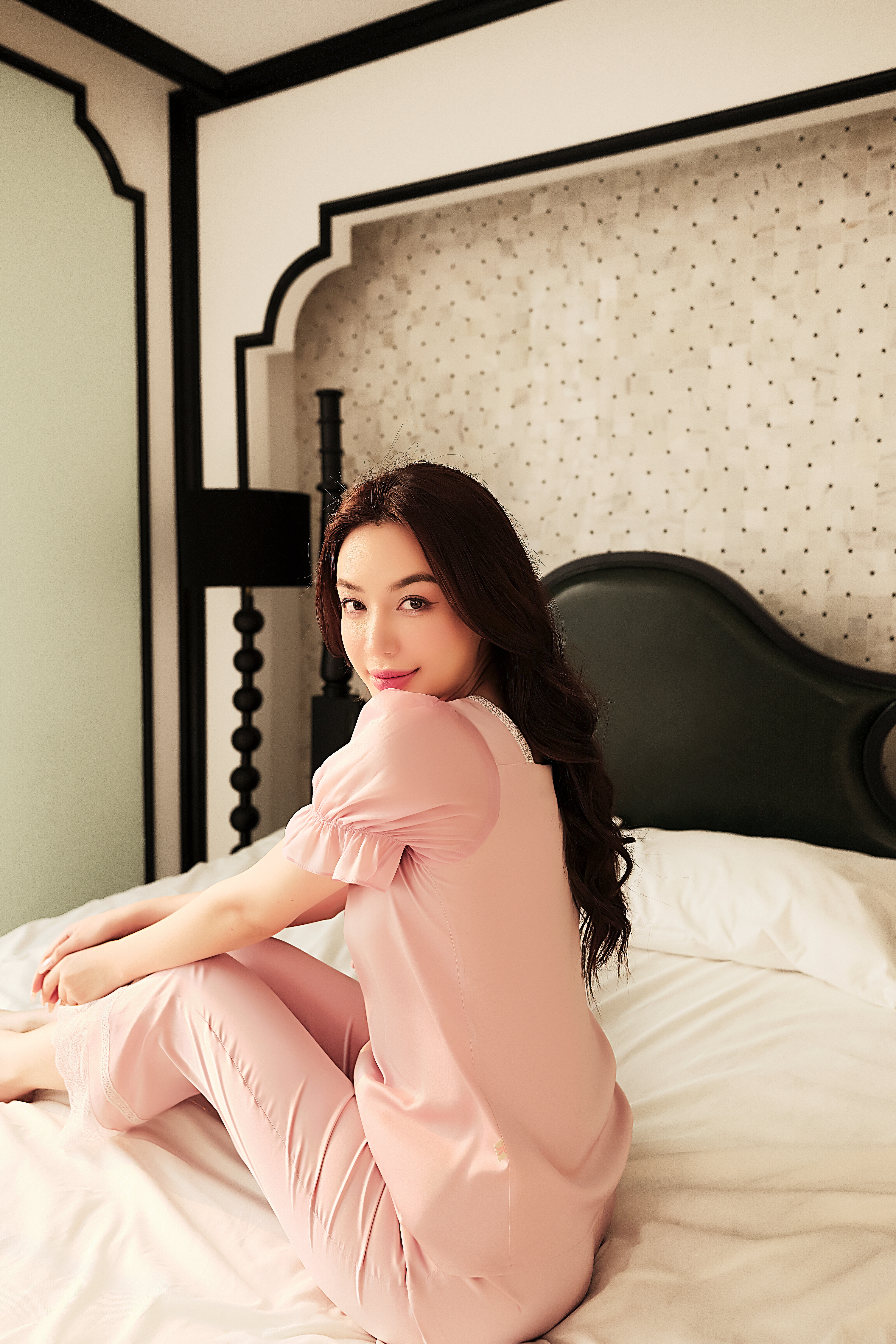 Bộ ngủ áo cộc tay, quần dài BN496_thumbnail_4