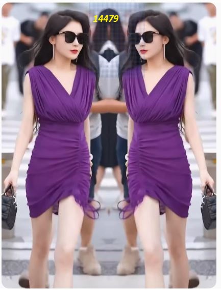 14479-Đầm body migi quyến rũ rút 1 bên eo_thumbnail_1