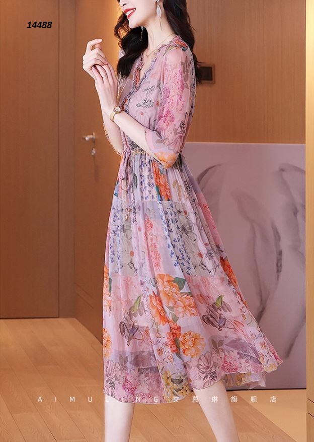 14488-Đầm voan xòe phối hoa thanh lịch_thumbnail_2