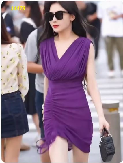 14479-Đầm body migi quyến rũ rút 1 bên eo_thumbnail_3