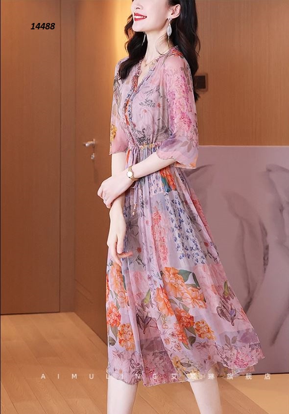 14488-Đầm voan xòe phối hoa thanh lịch_thumbnail_3