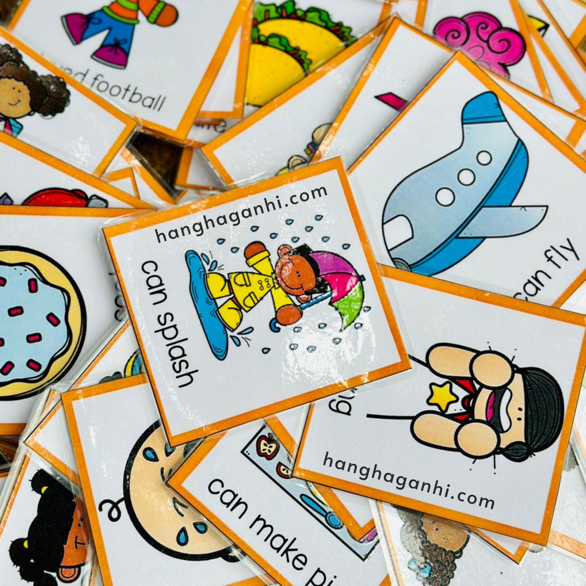 Học liệu flashcard bóc dán 204 thẻ Build a sentence_thumbnail_4