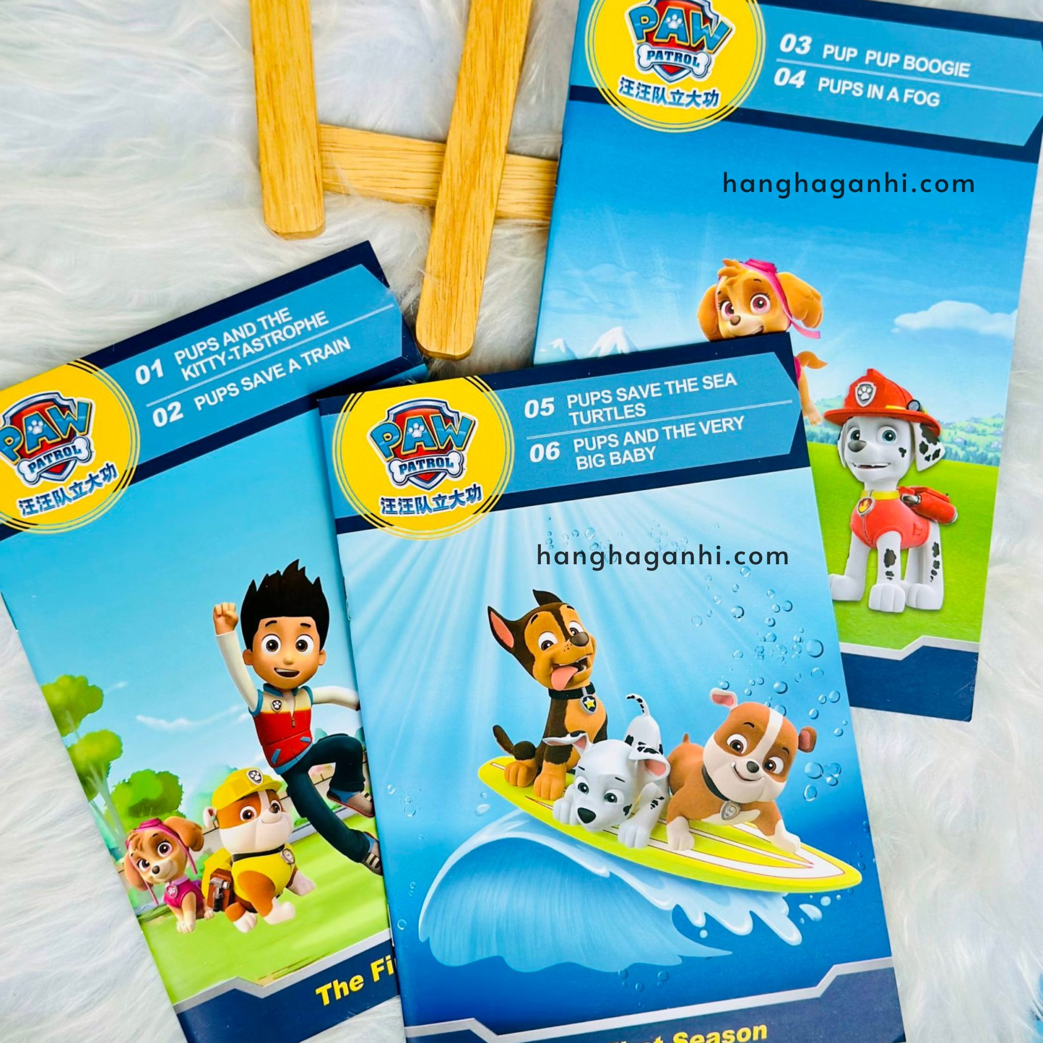 Paw Patrol chú chó cứu hộ, 26 cuốn truyện Tiếng Anh nhập khẩu, nguyên seal, kèm video, File nghe_thumbnail_15