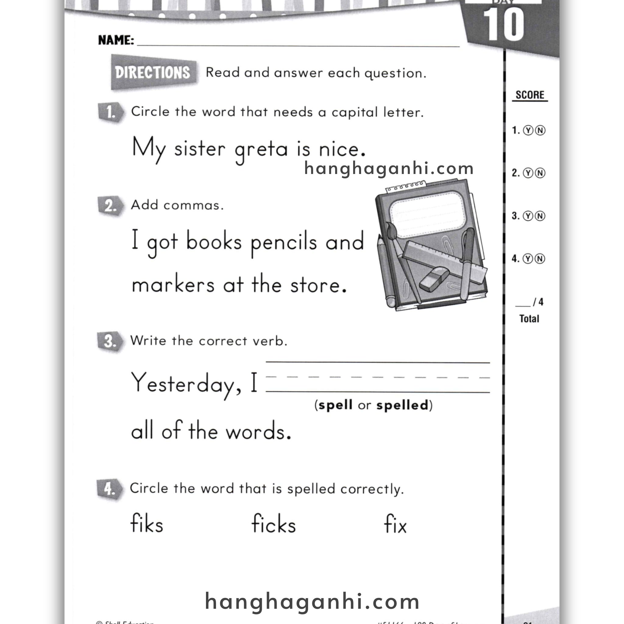 Sách 180 Days Of Language Grade 1_thumbnail_15