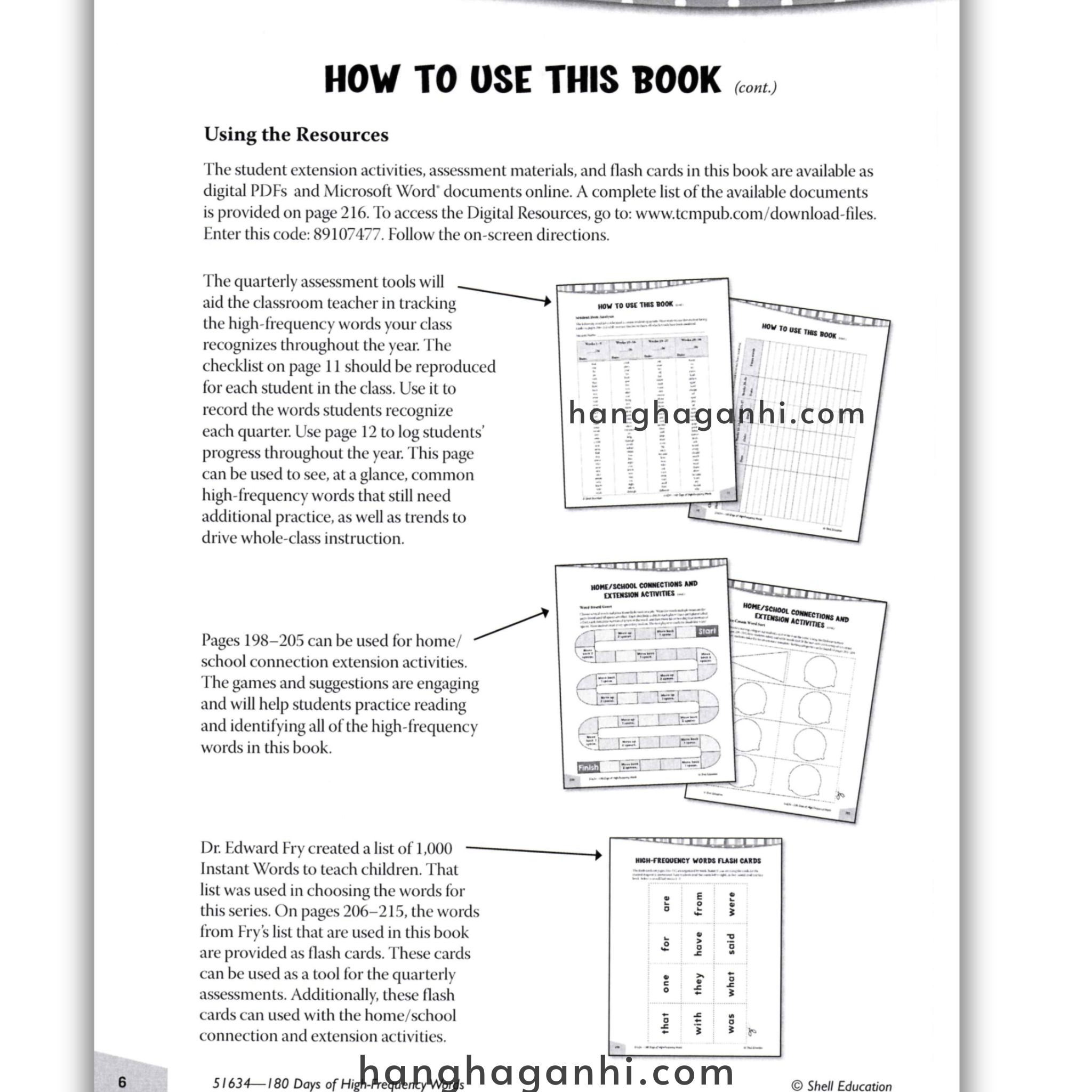 Sách 180 Days Of High Frequency Words Grade 1_thumbnail_12