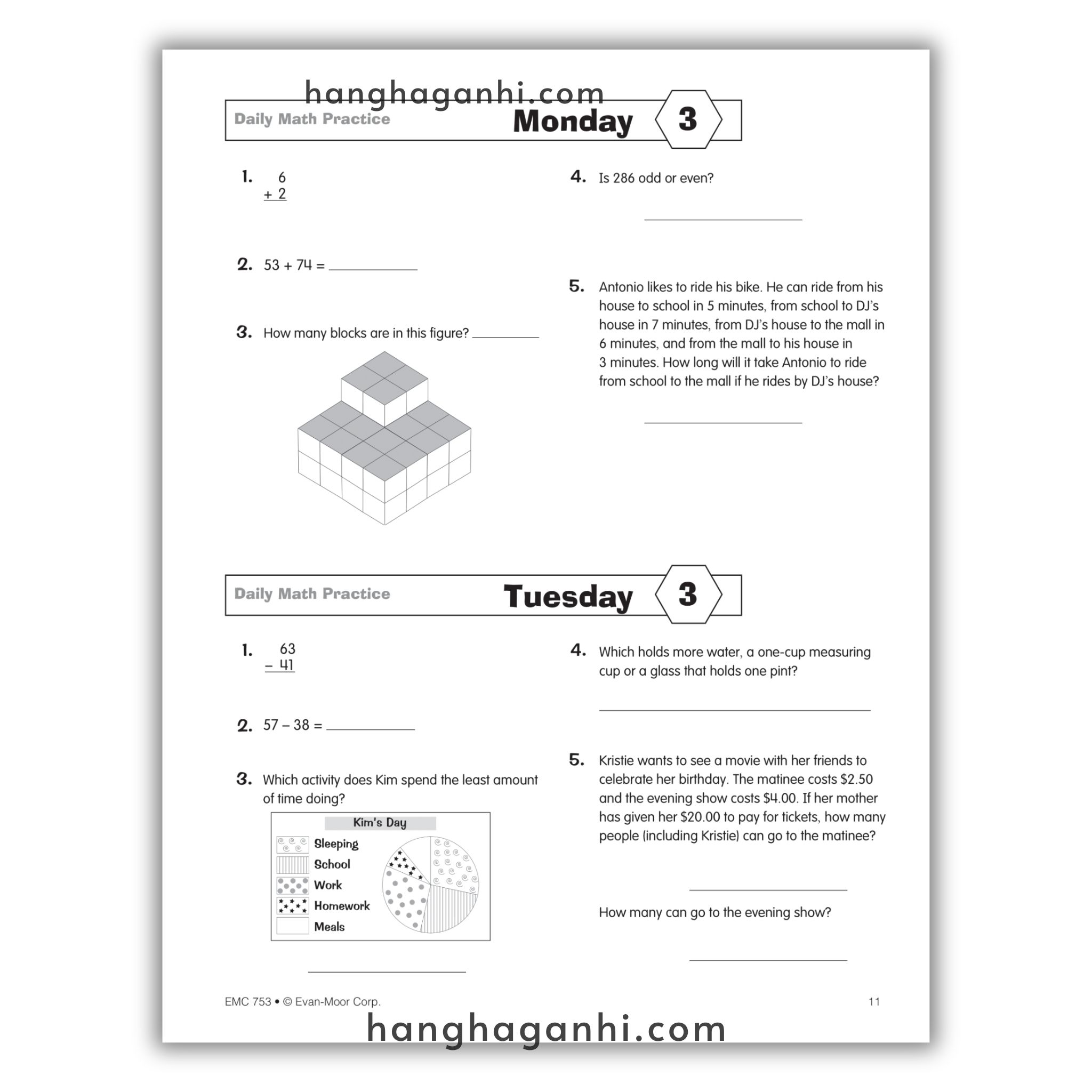 Daily Math Practice Grade 4- Sách Toán Tiếng Anh cho bé lớp 4_thumbnail_4