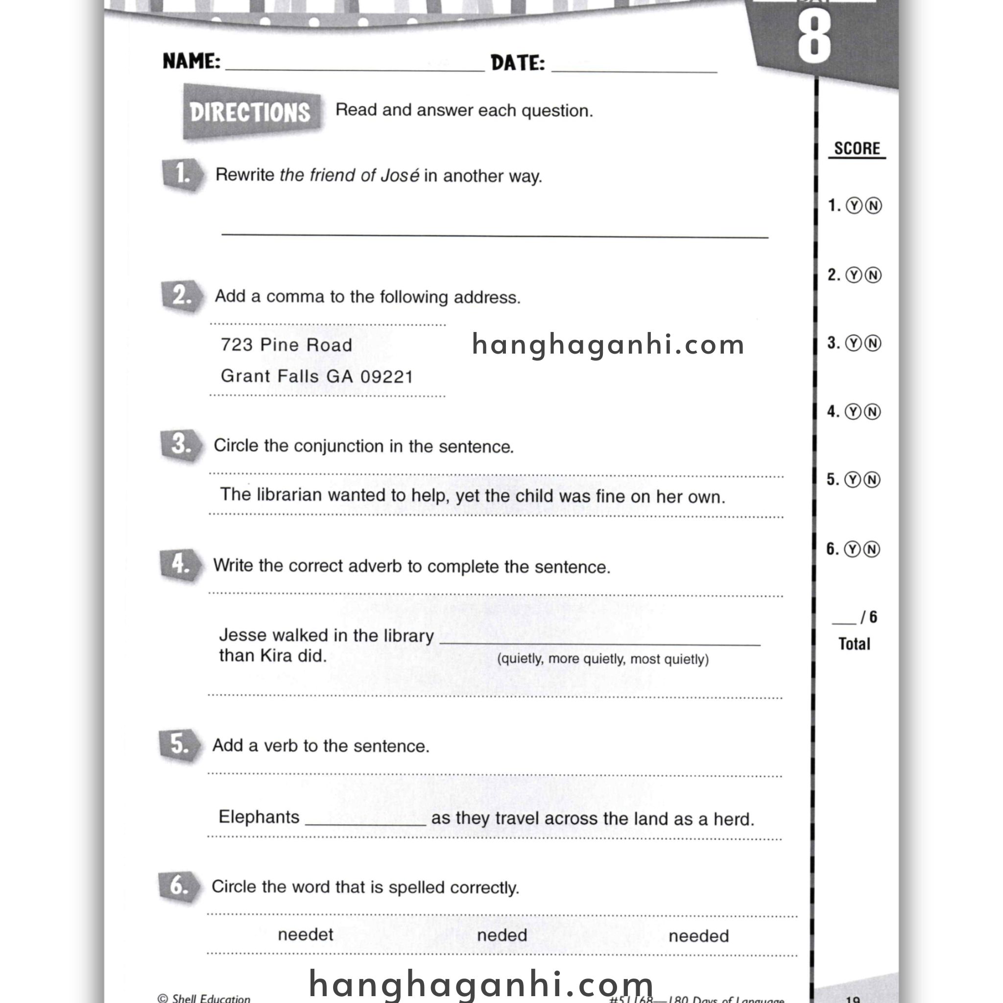 Sách 180 Days Of Language Grade 3_thumbnail_5