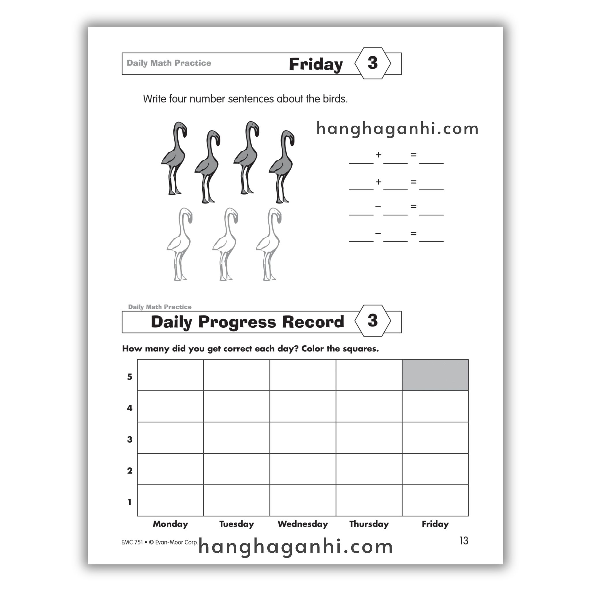 Daily Math Practice Grade 2- Sách Toán Tiếng Anh cho bé lớp 2_thumbnail_2