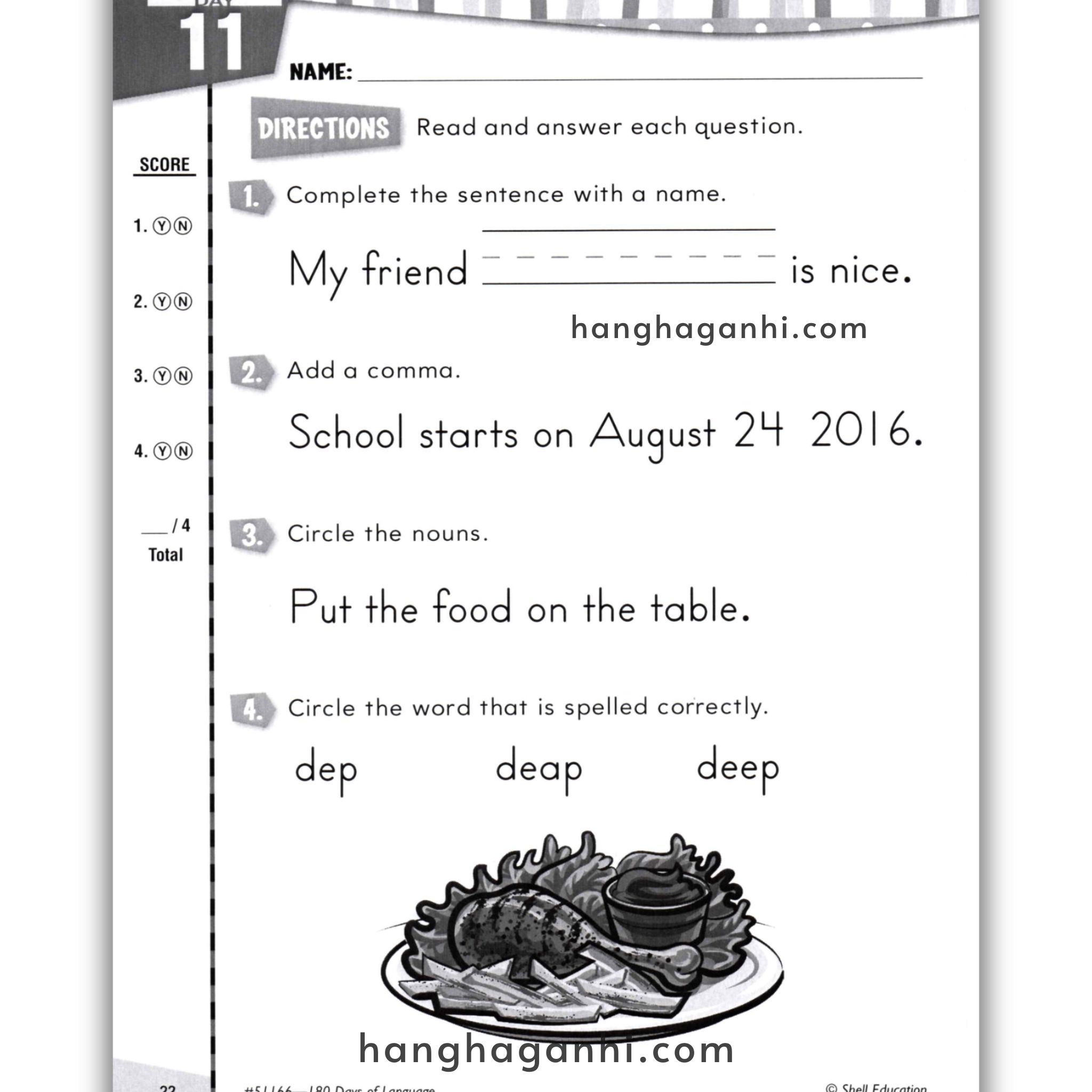 Sách 180 Days Of Language Grade 1_thumbnail_16