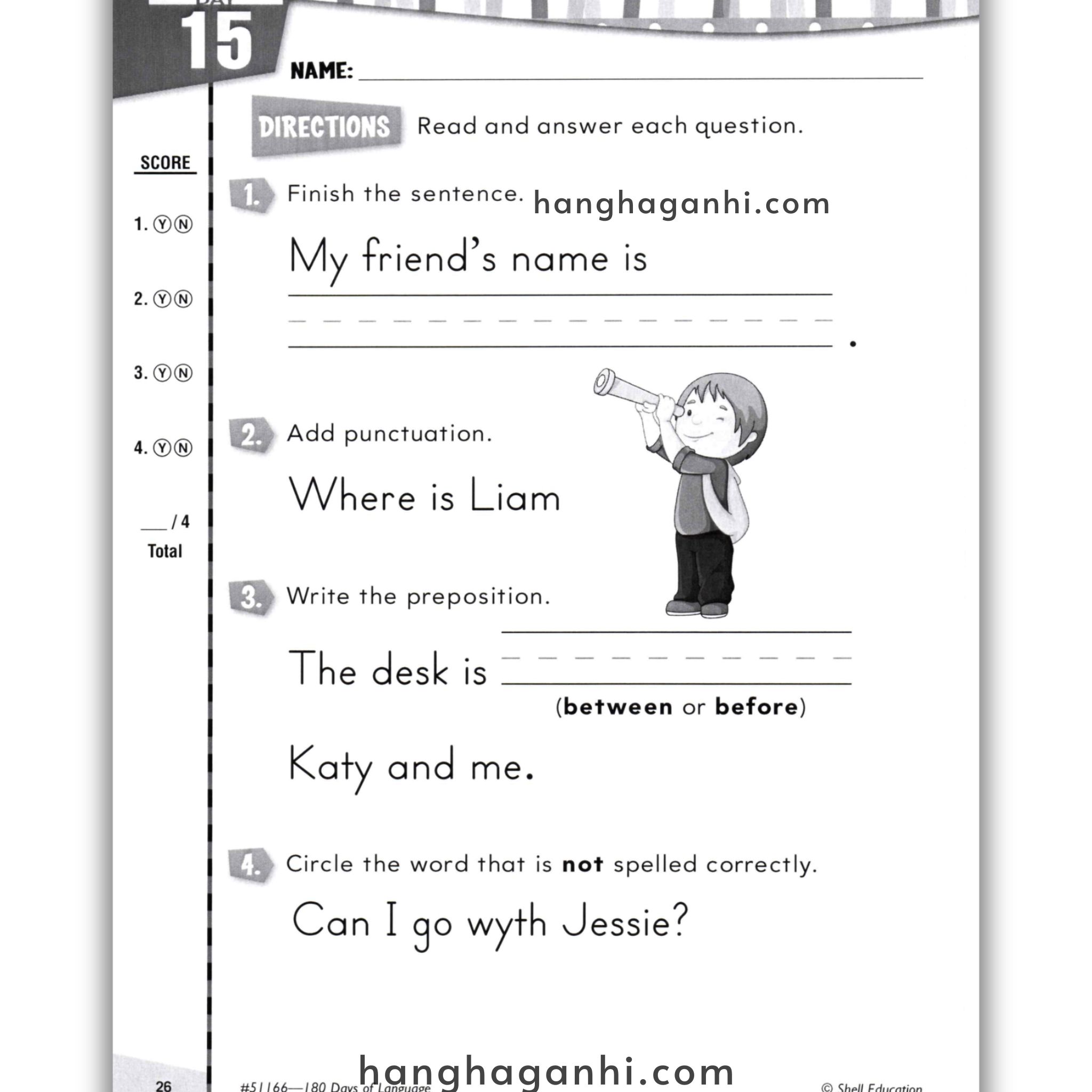 Sách 180 Days Of Language Grade 1_thumbnail_10