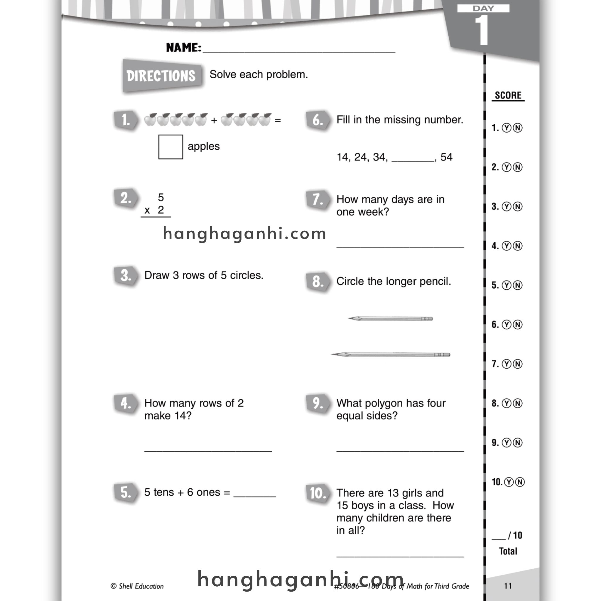 Sách 180 Days Of Math Grade 3_thumbnail_13