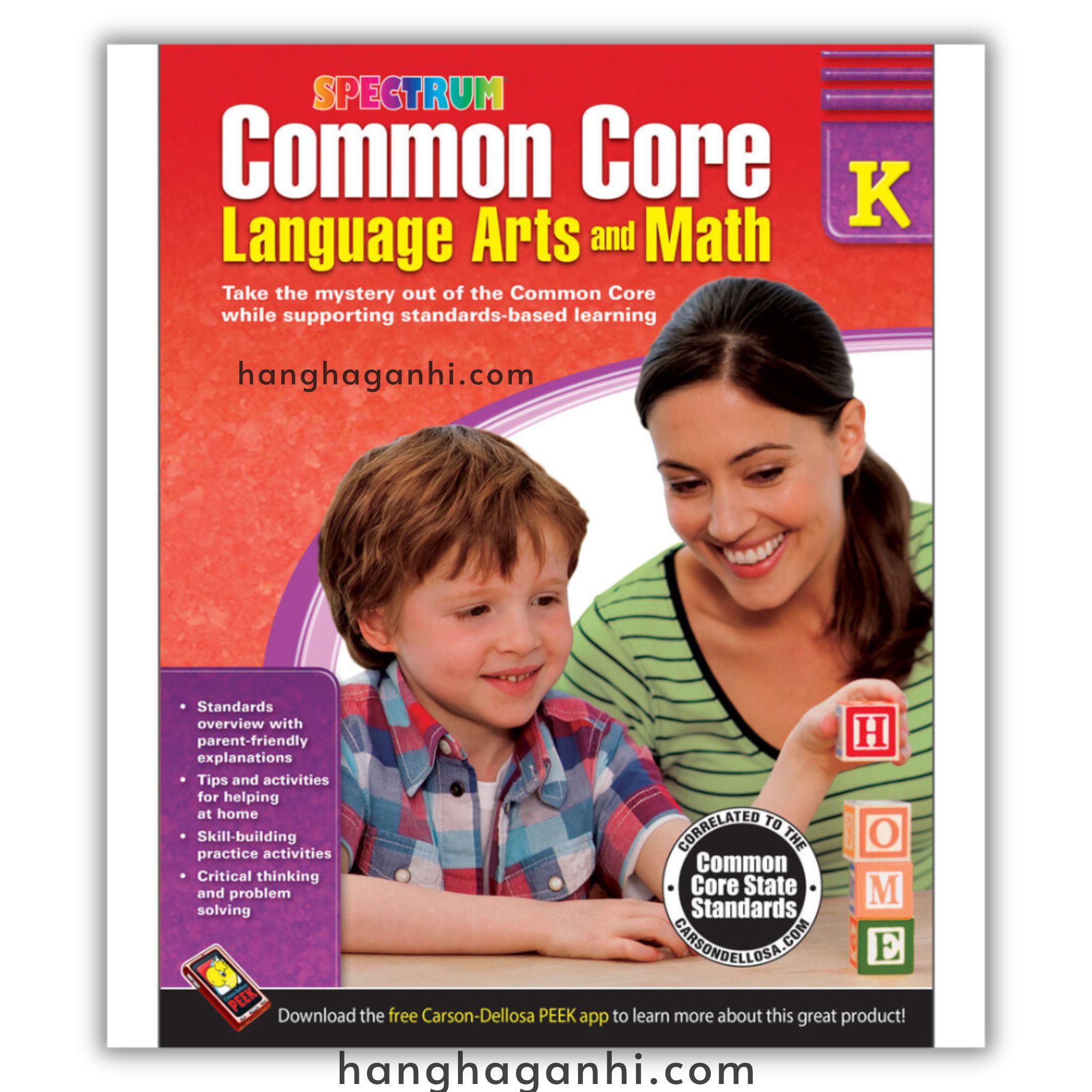 Sách Common Core Language Arts and Math Resource Book Grade K_thumbnail_0
