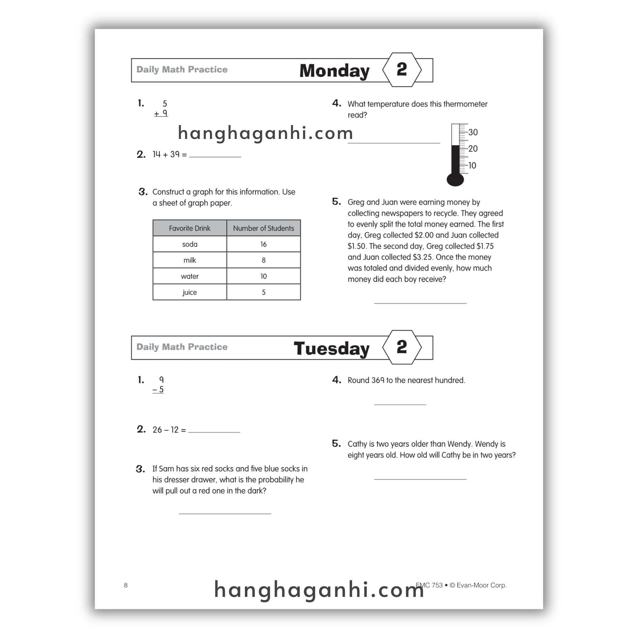 Daily Math Practice Grade 4- Sách Toán Tiếng Anh cho bé lớp 4_thumbnail_7