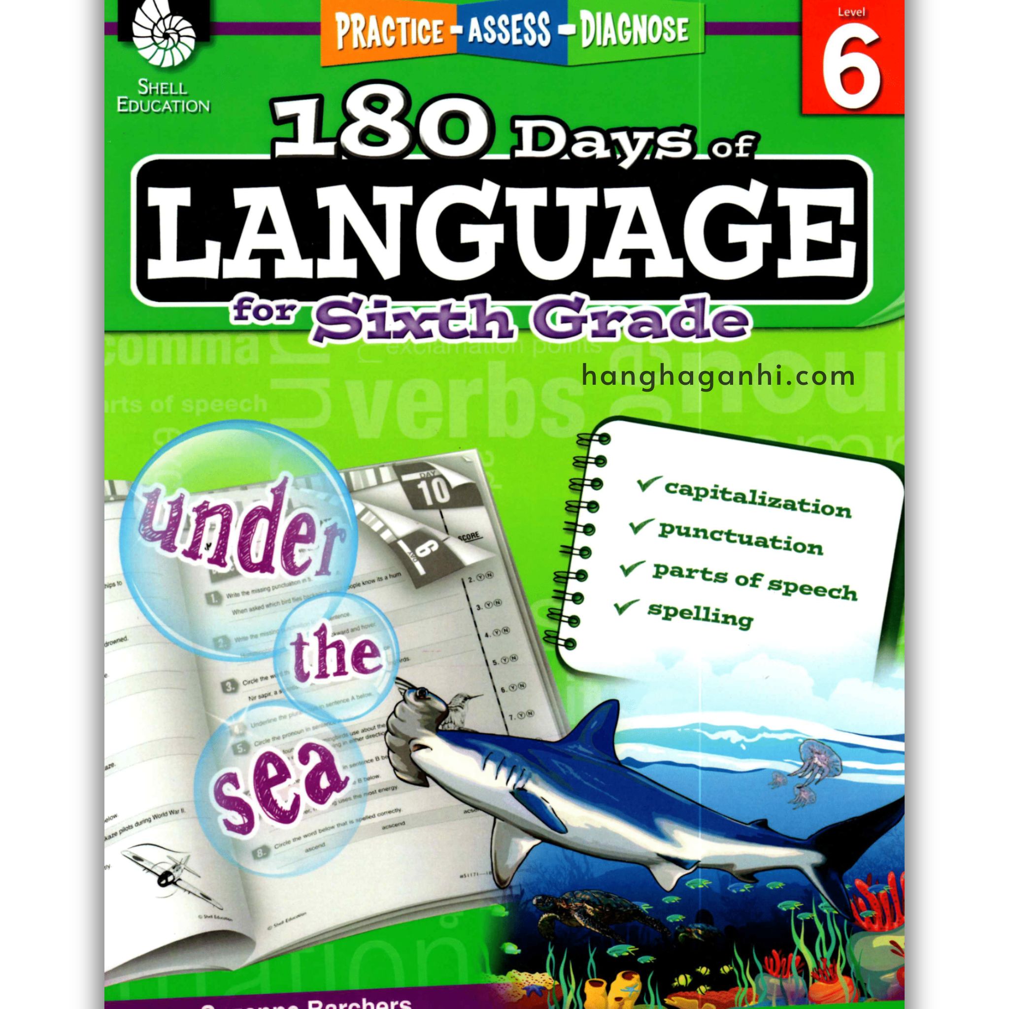 Sách 180 Days Of Language Grade 6