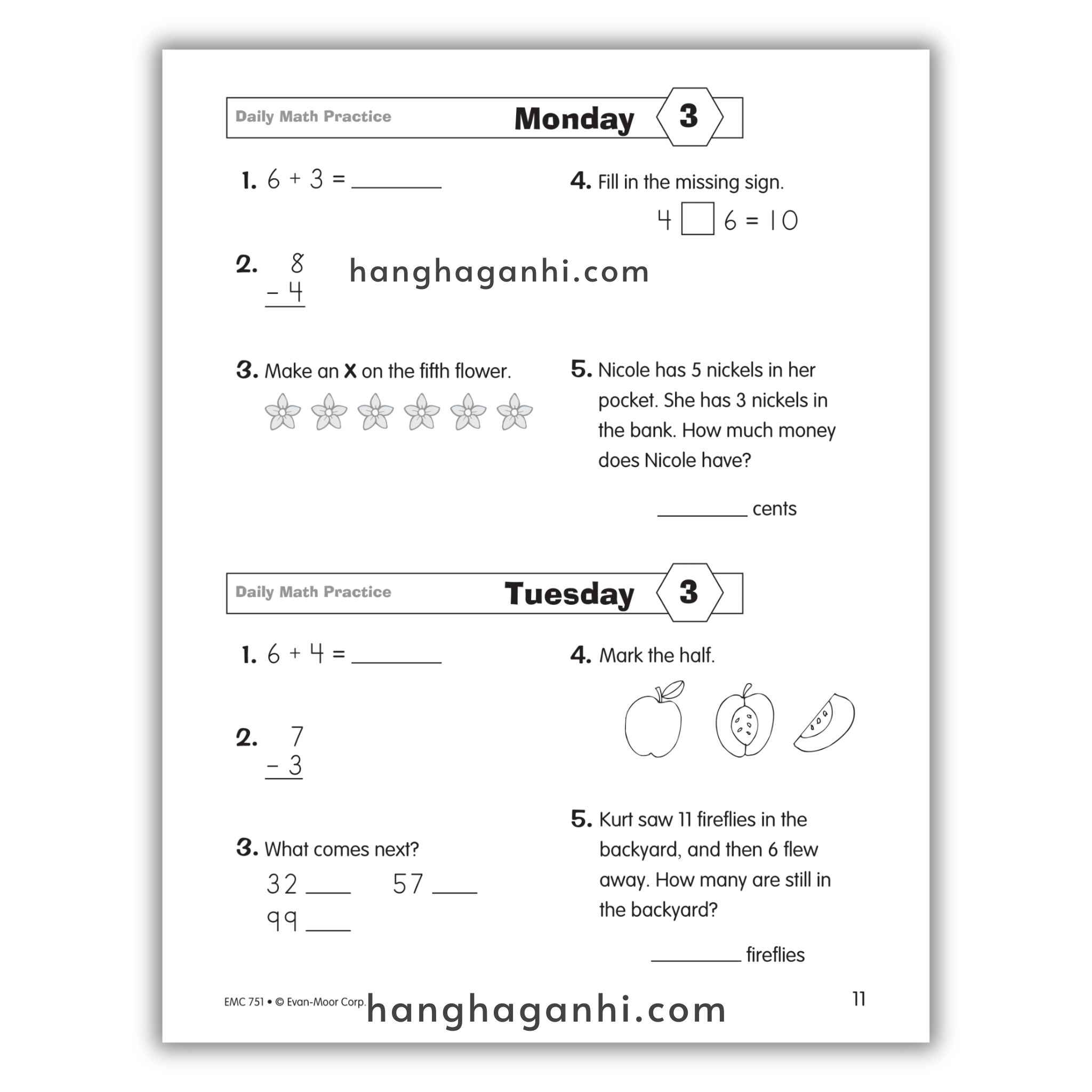 Daily Math Practice Grade 2- Sách Toán Tiếng Anh cho bé lớp 2_thumbnail_16