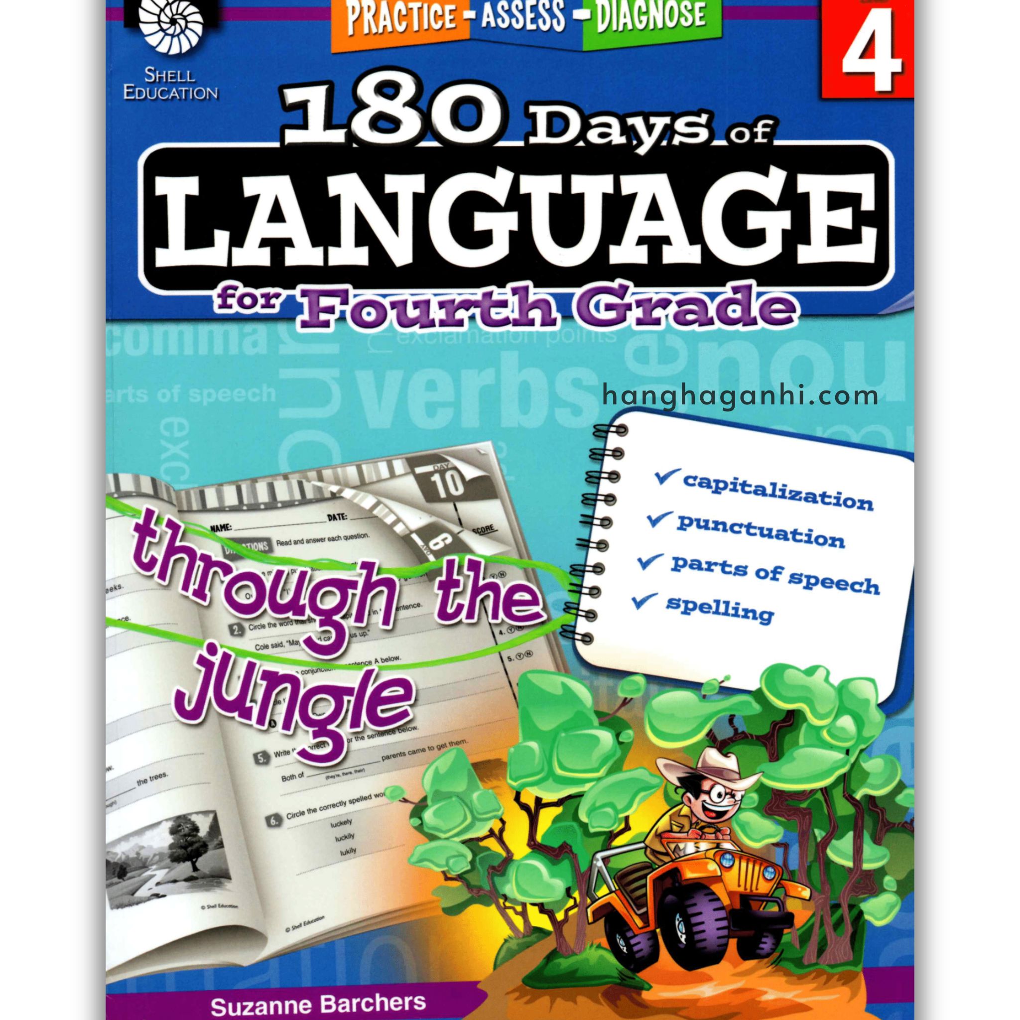 Sách 180 Days Of Language Grade 4
