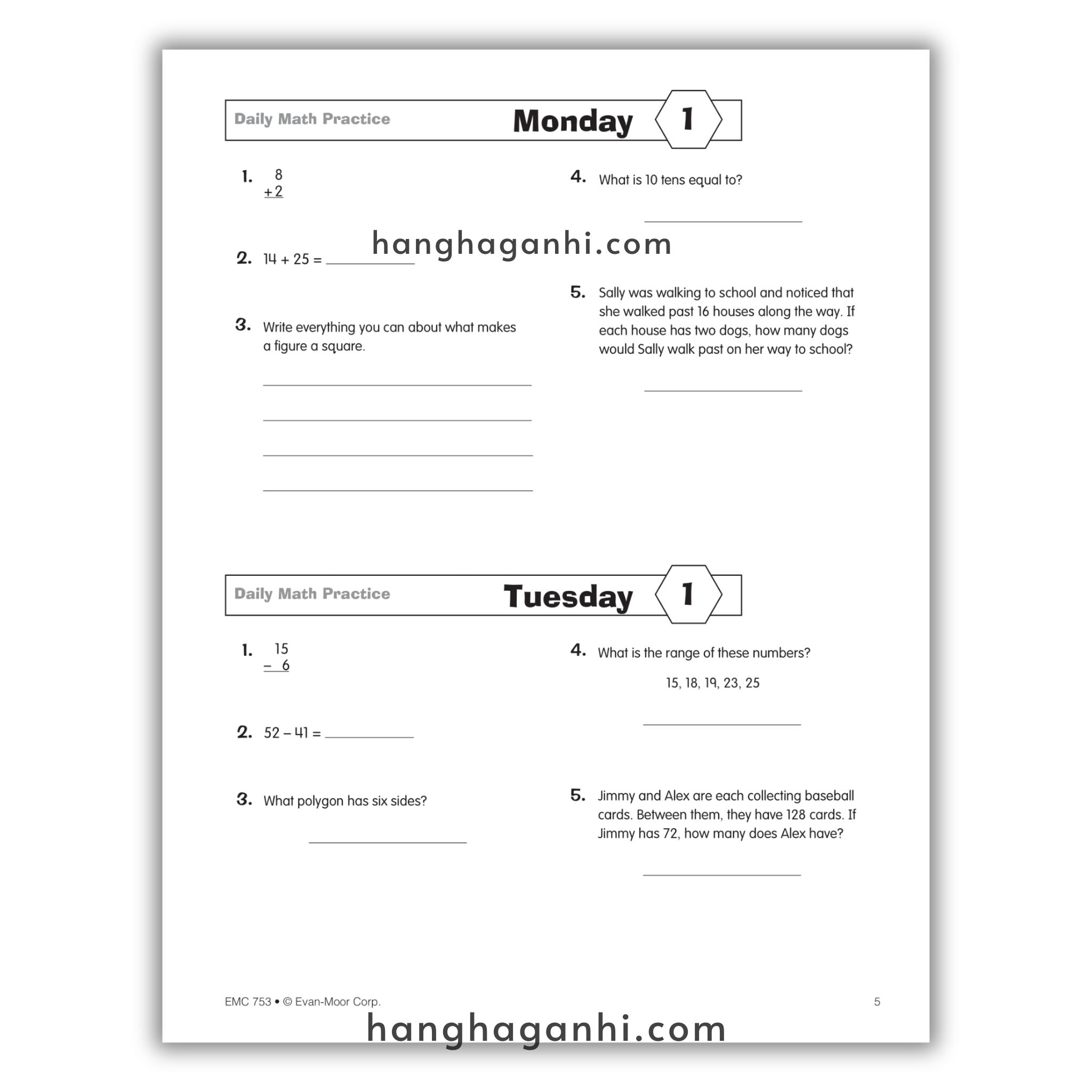 Daily Math Practice Grade 4- Sách Toán Tiếng Anh cho bé lớp 4_thumbnail_10