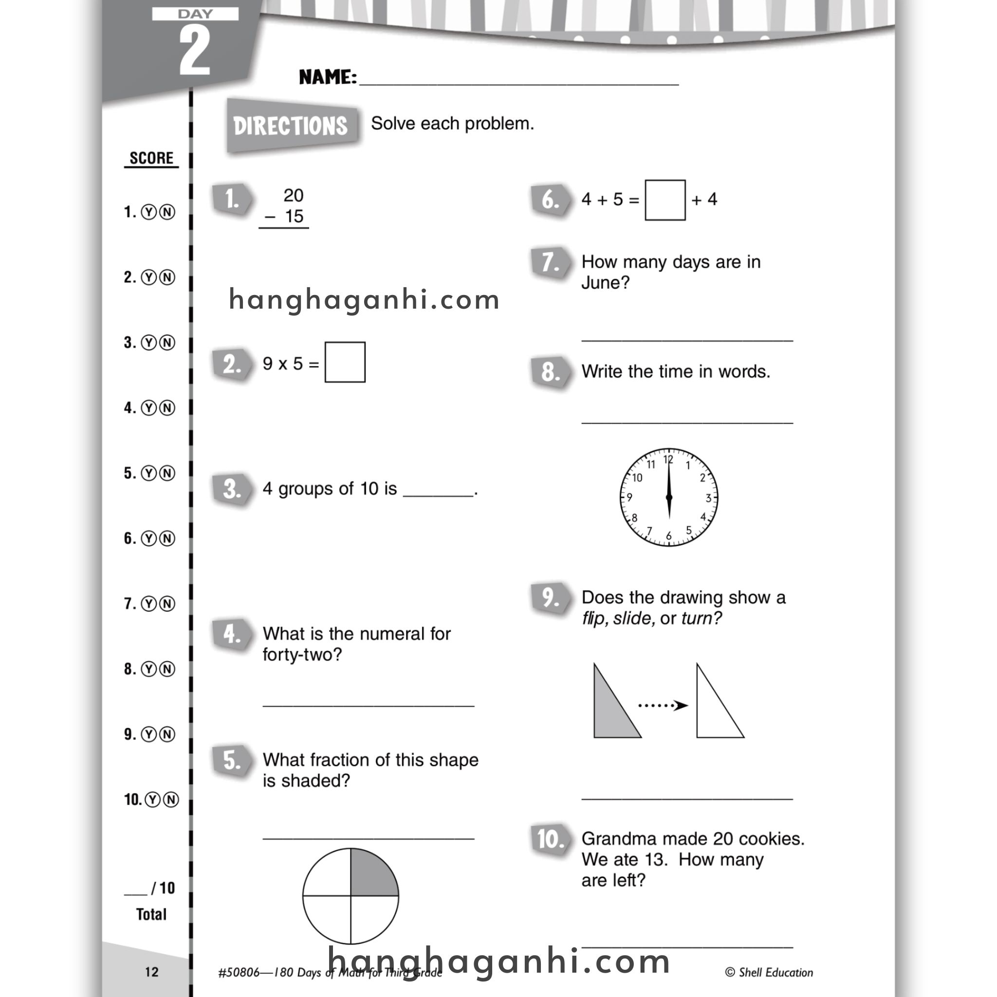 Sách 180 Days Of Math Grade 3_thumbnail_14