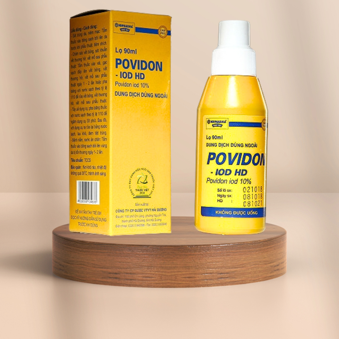 Povidon sát khuẩn 10% Hải Dương