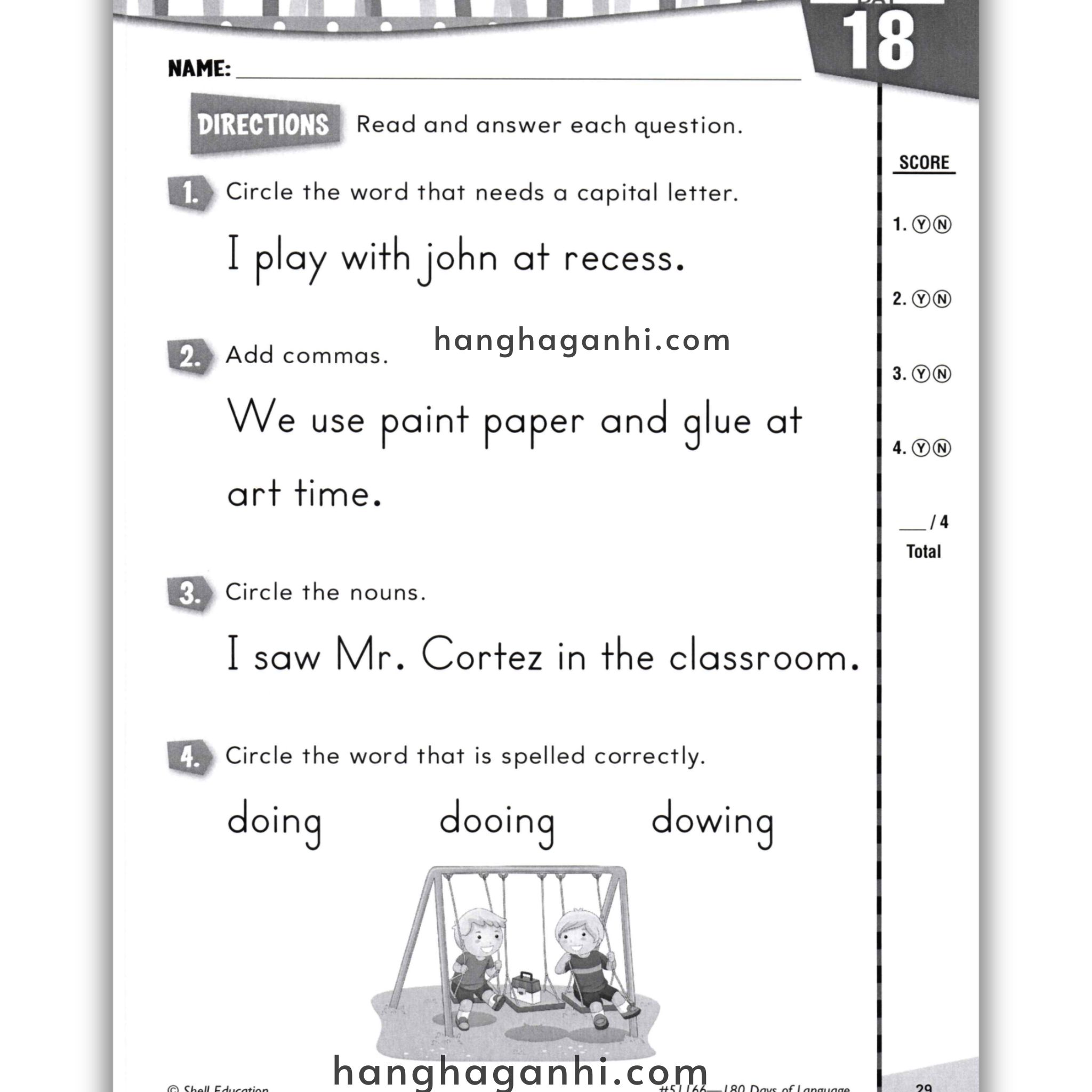 Sách 180 Days Of Language Grade 1_thumbnail_12