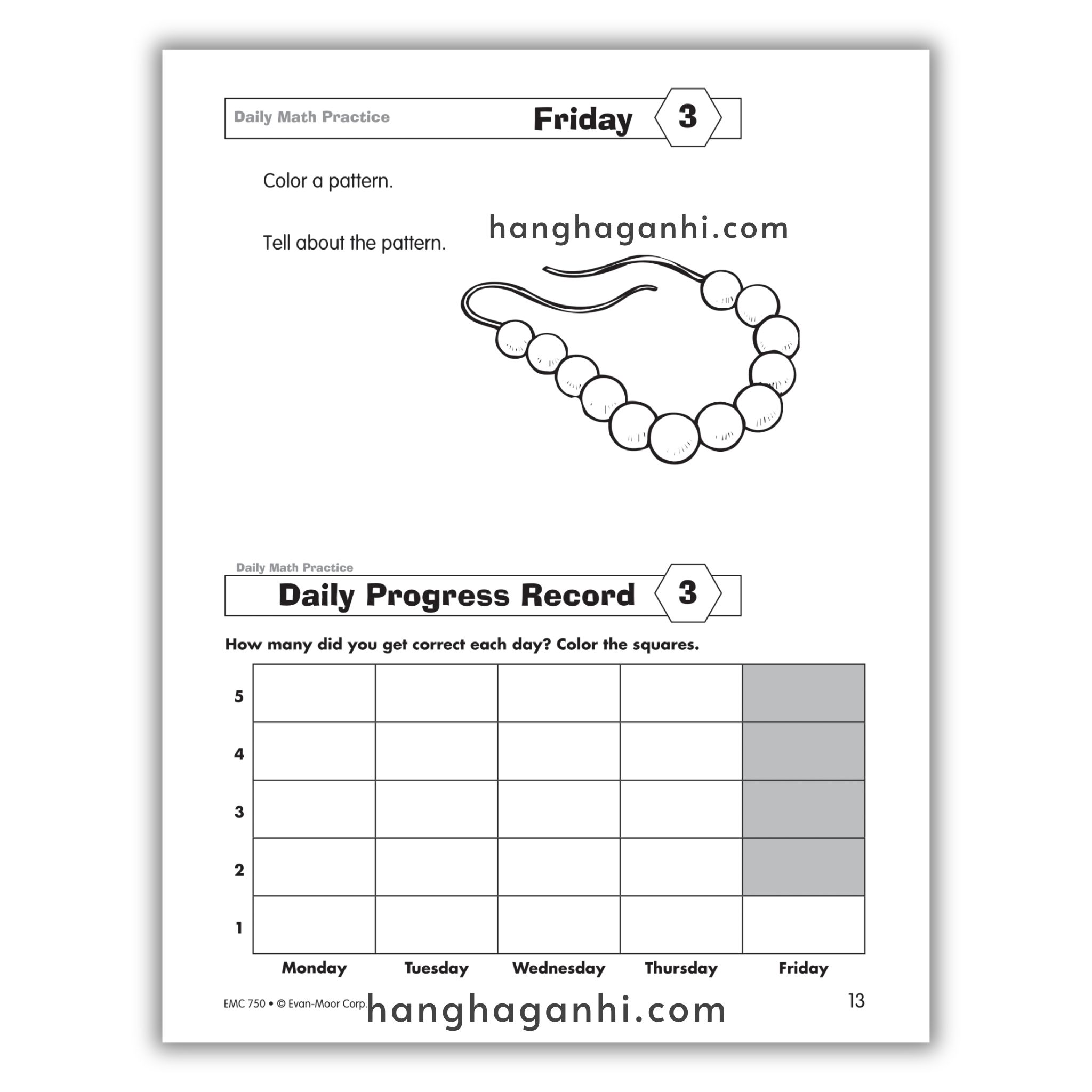 Daily Math Practice Grade 1- Sách Toán Tiếng Anh cho bé lớp 1_thumbnail_4