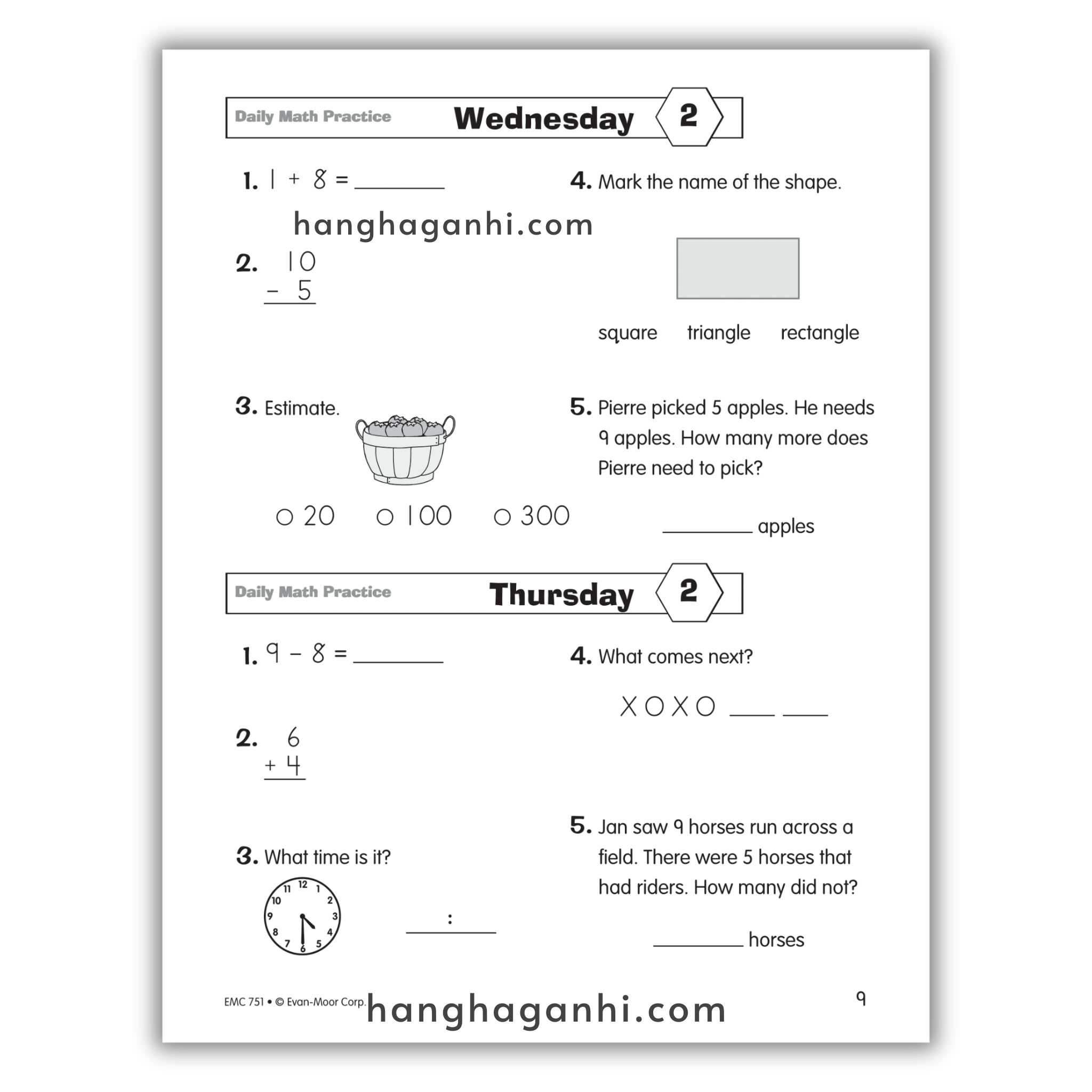 Daily Math Practice Grade 2- Sách Toán Tiếng Anh cho bé lớp 2_thumbnail_14