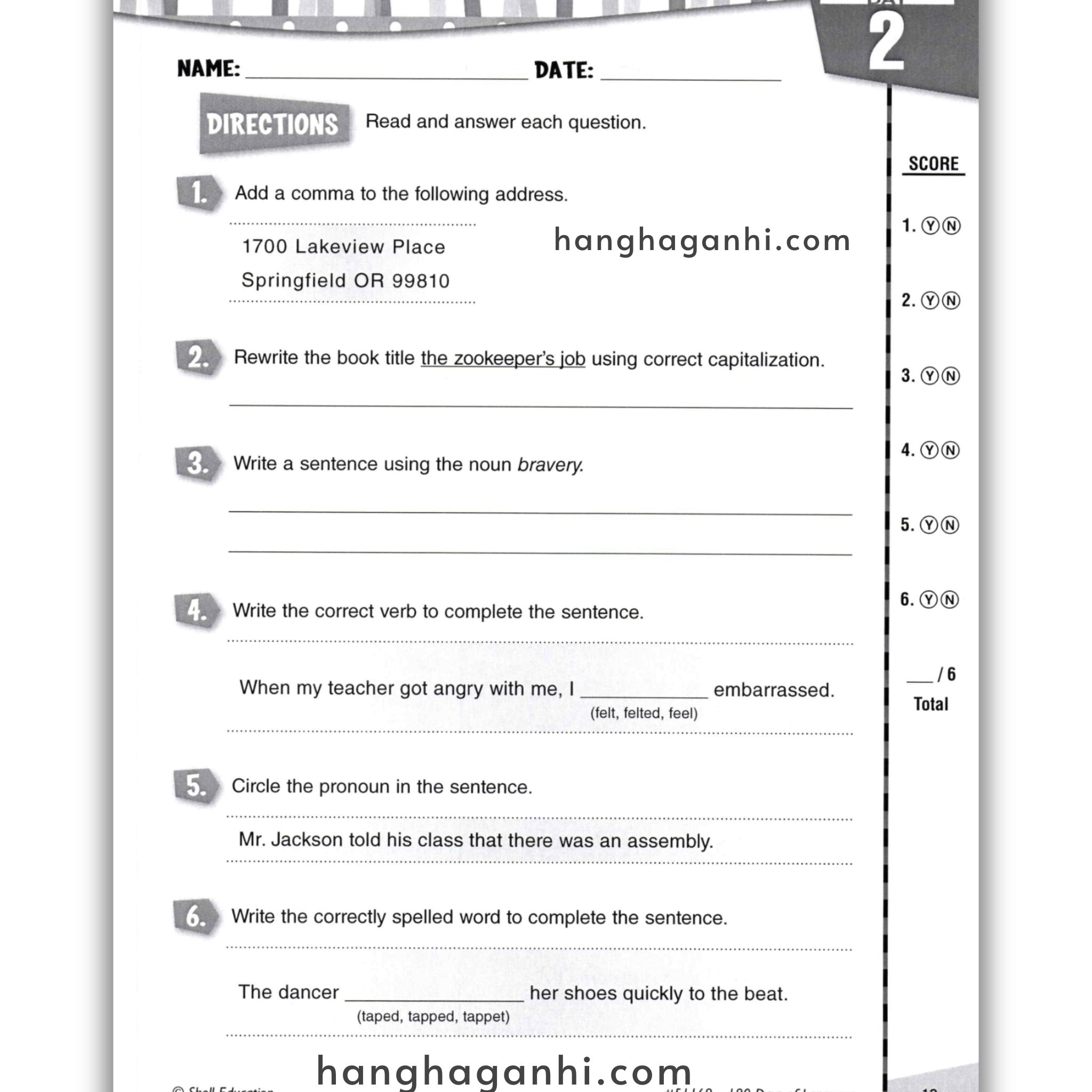 Sách 180 Days Of Language Grade 3_thumbnail_9