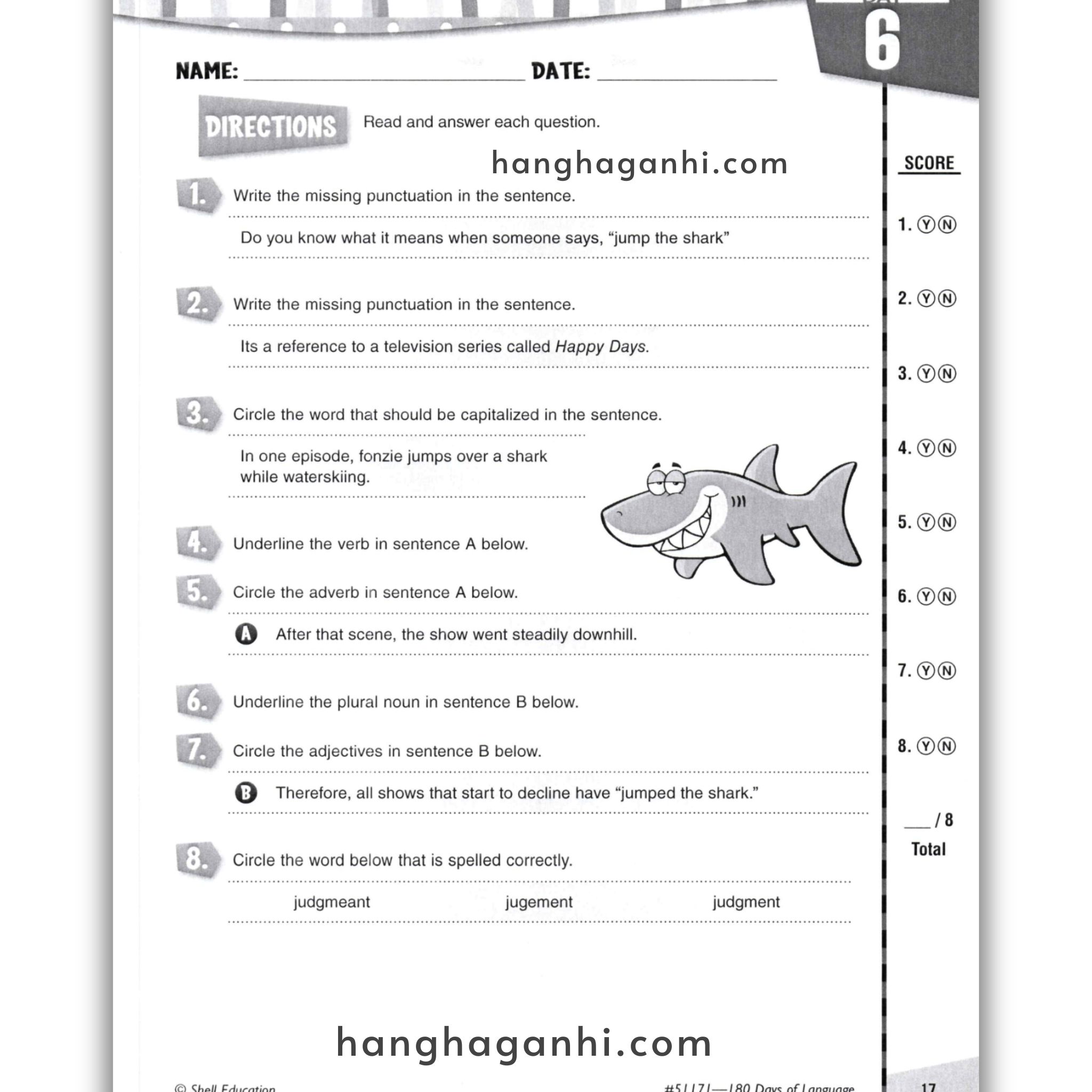 Sách 180 Days Of Language Grade 6_thumbnail_8