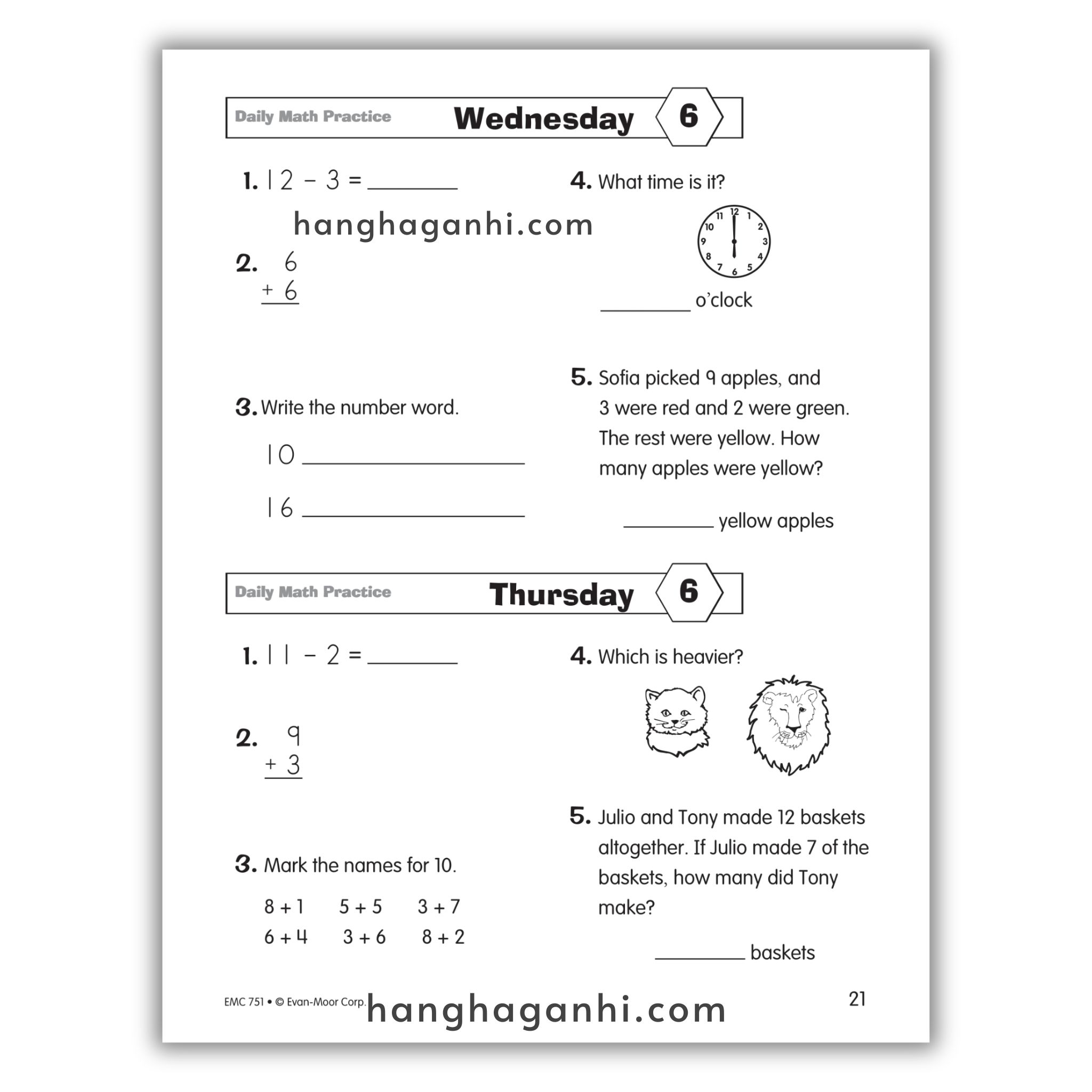 Daily Math Practice Grade 2- Sách Toán Tiếng Anh cho bé lớp 2_thumbnail_11